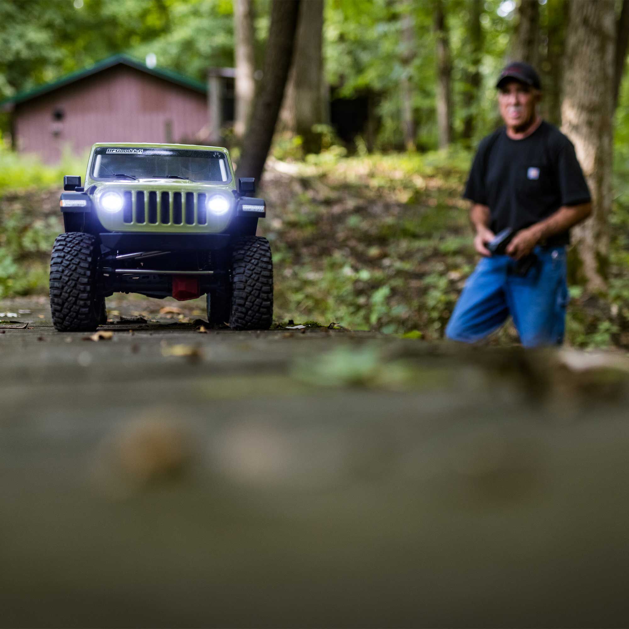 Axial 1/6 SCX6 Jeep JLU Wrangler 4X4 RTR Brushed Rock Crawler, Green