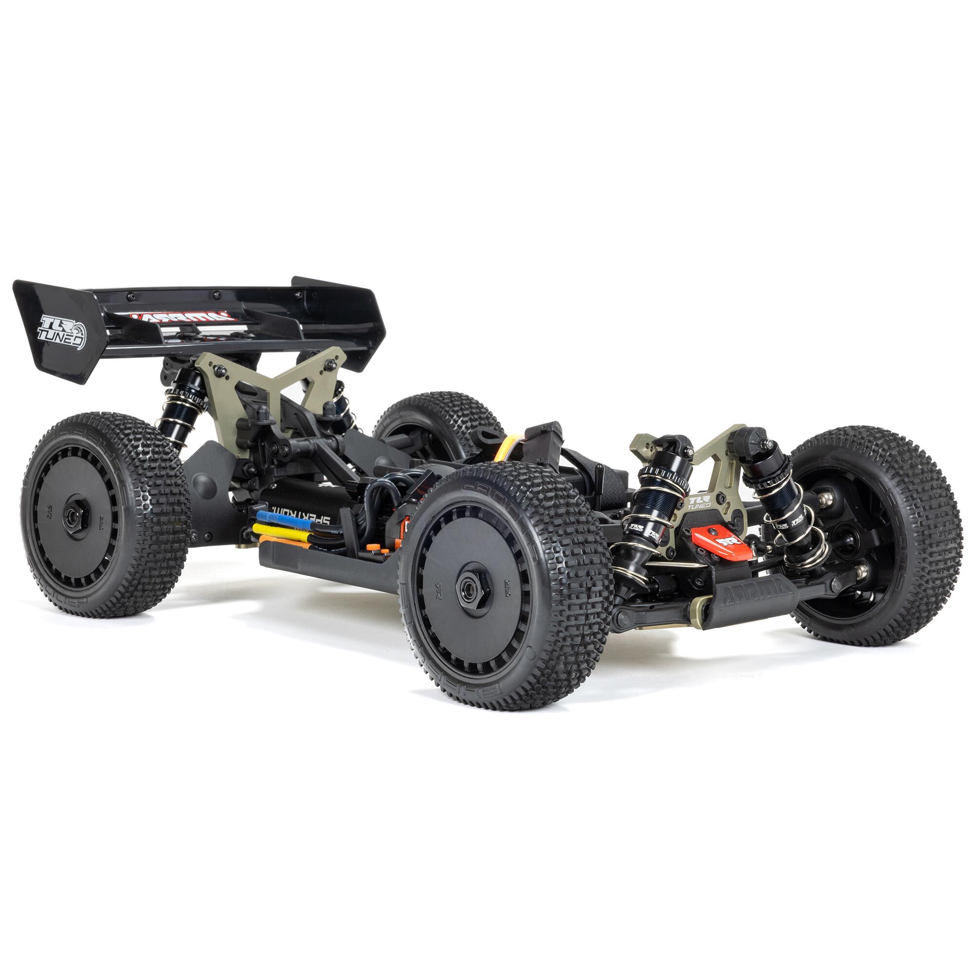 ARRMA 1/8 TYPHON 6S TLR Tuned 4X4 RTR Brushless Buggy, Red/Blue