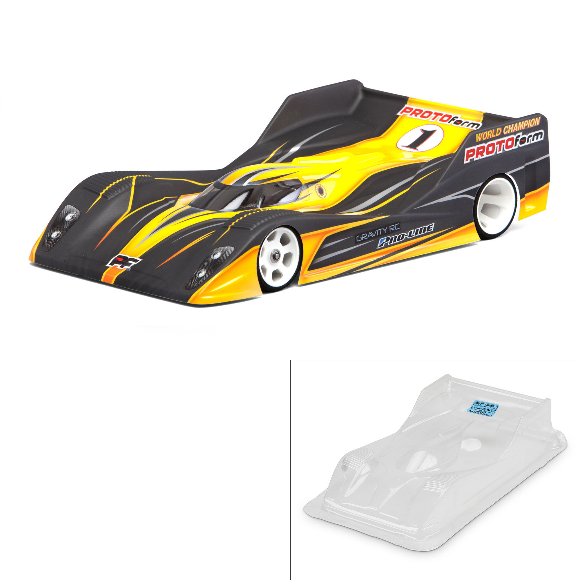 PROTOform 1/12 AMR-12 Light Weight Clear Body: 1:12 On-Road Car