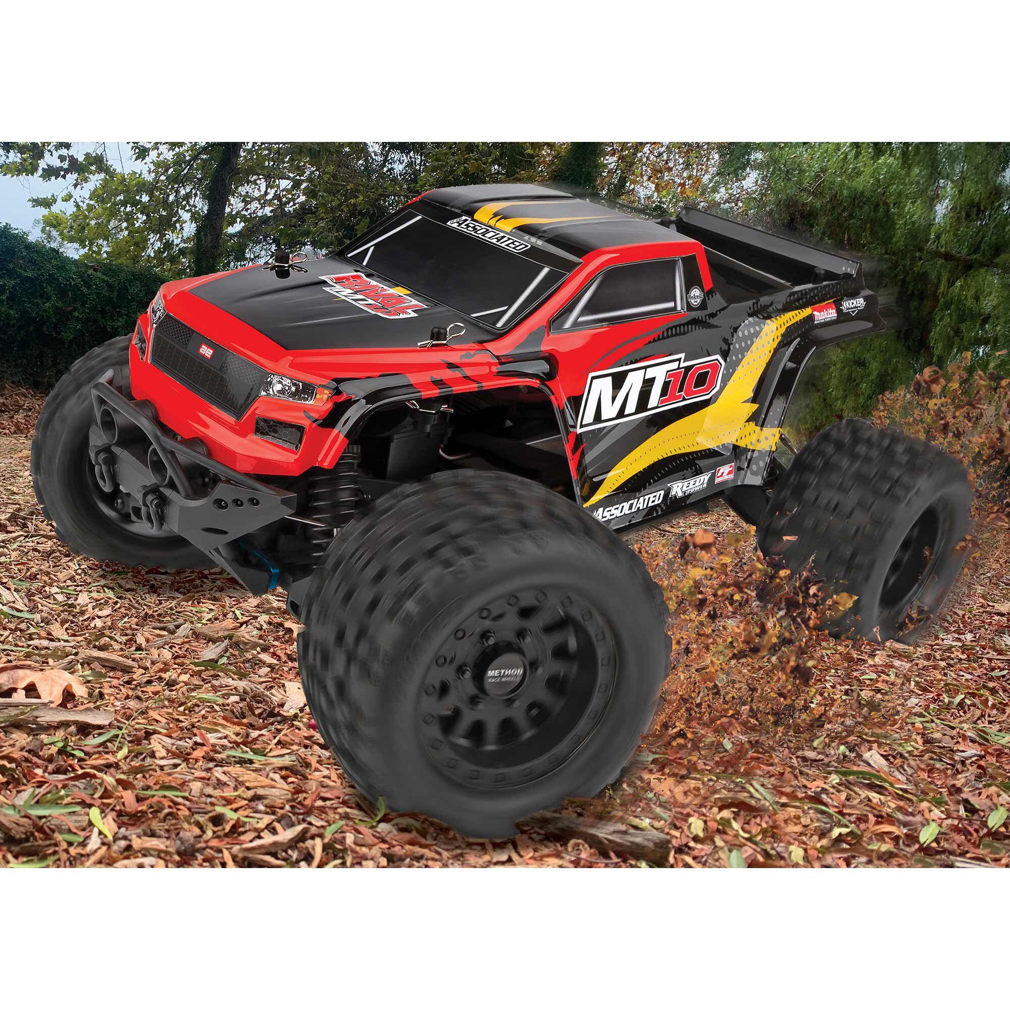 Team Associated 1/10 Rival MT10 4WD Brushless RTR V2, 3S LiPo Combo