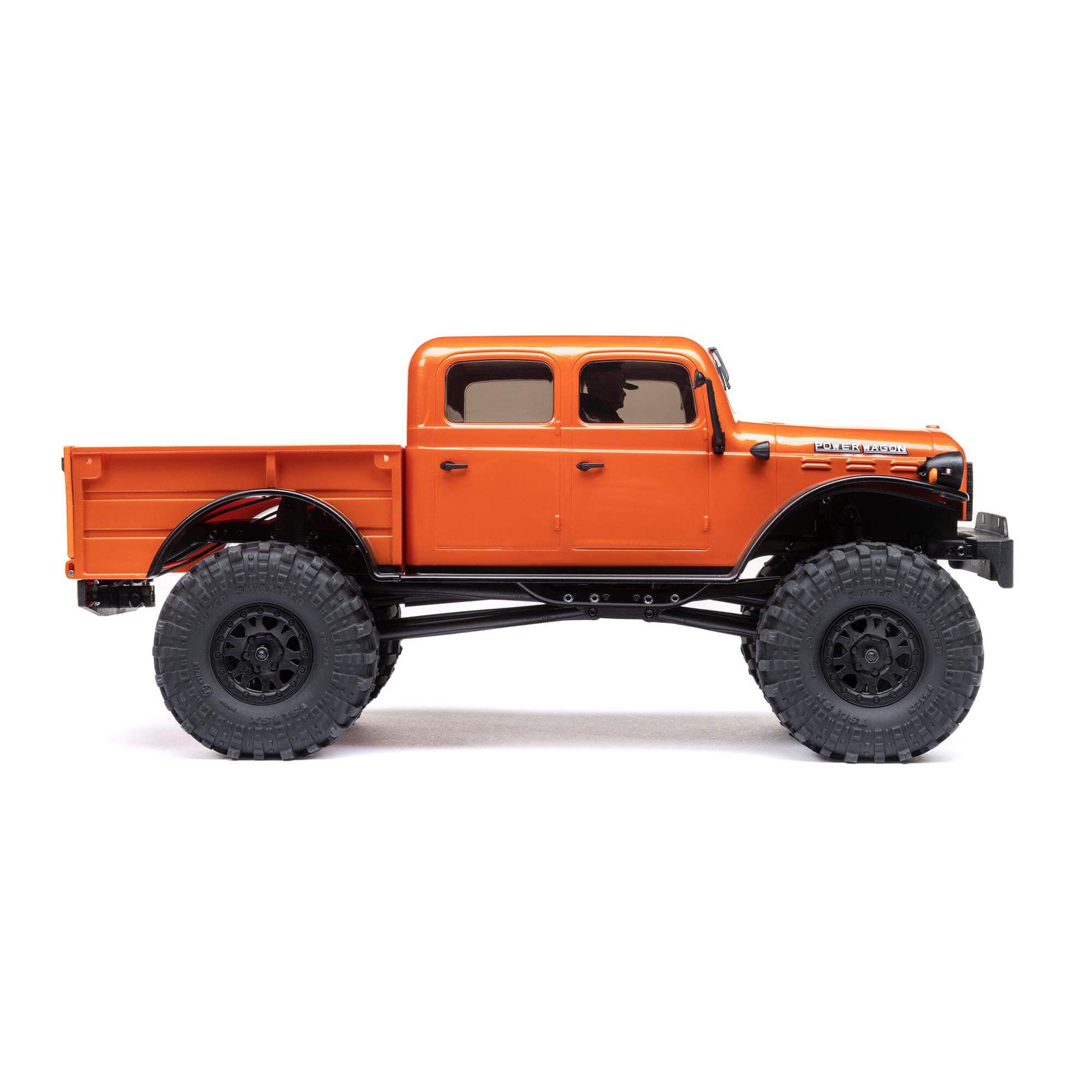 Axial 1/24 SCX24 Dodge Power Wagon 4X4 RTR Brushed Rock Crawler (Battery & Charger Included), Orange