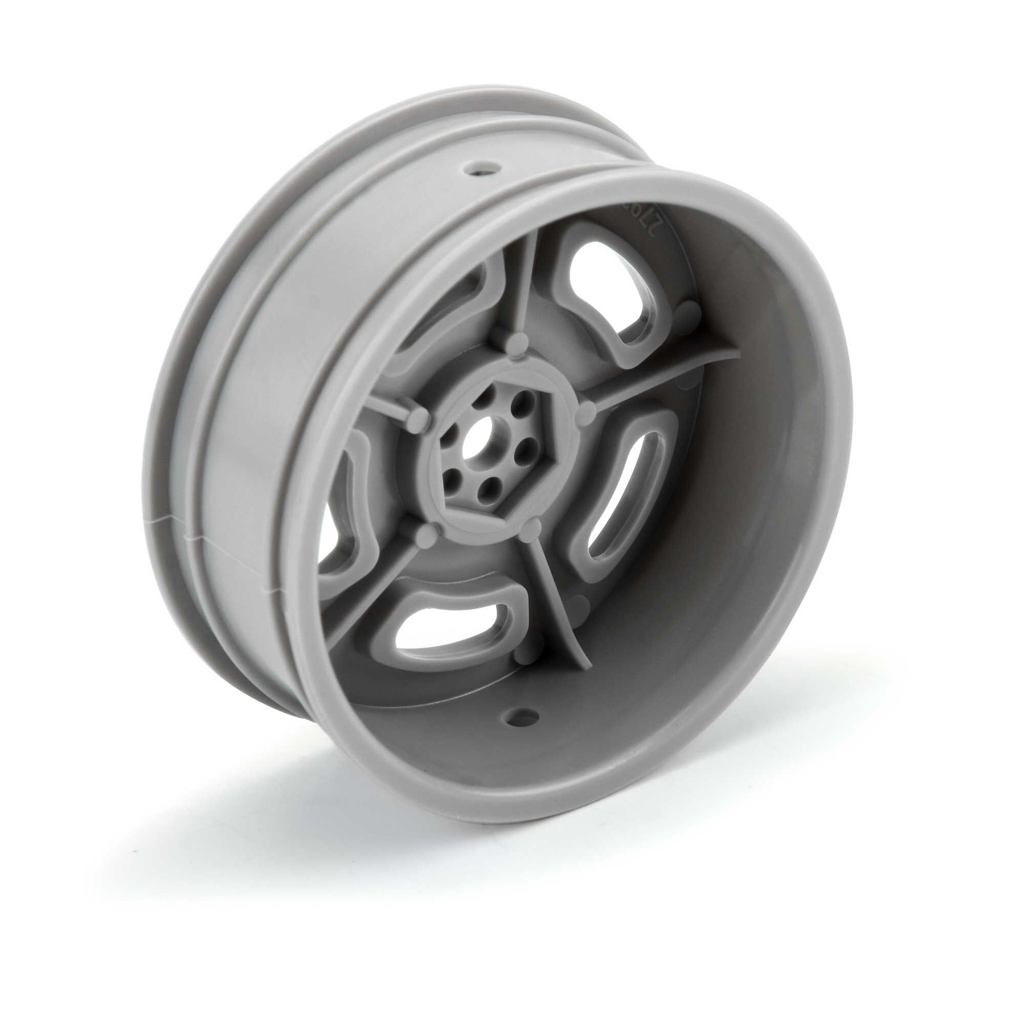 Pro-Line Racing 1/10 Slot Mag Drag Spec Front 2.2" 12mm Drag Wheels (2) Gray