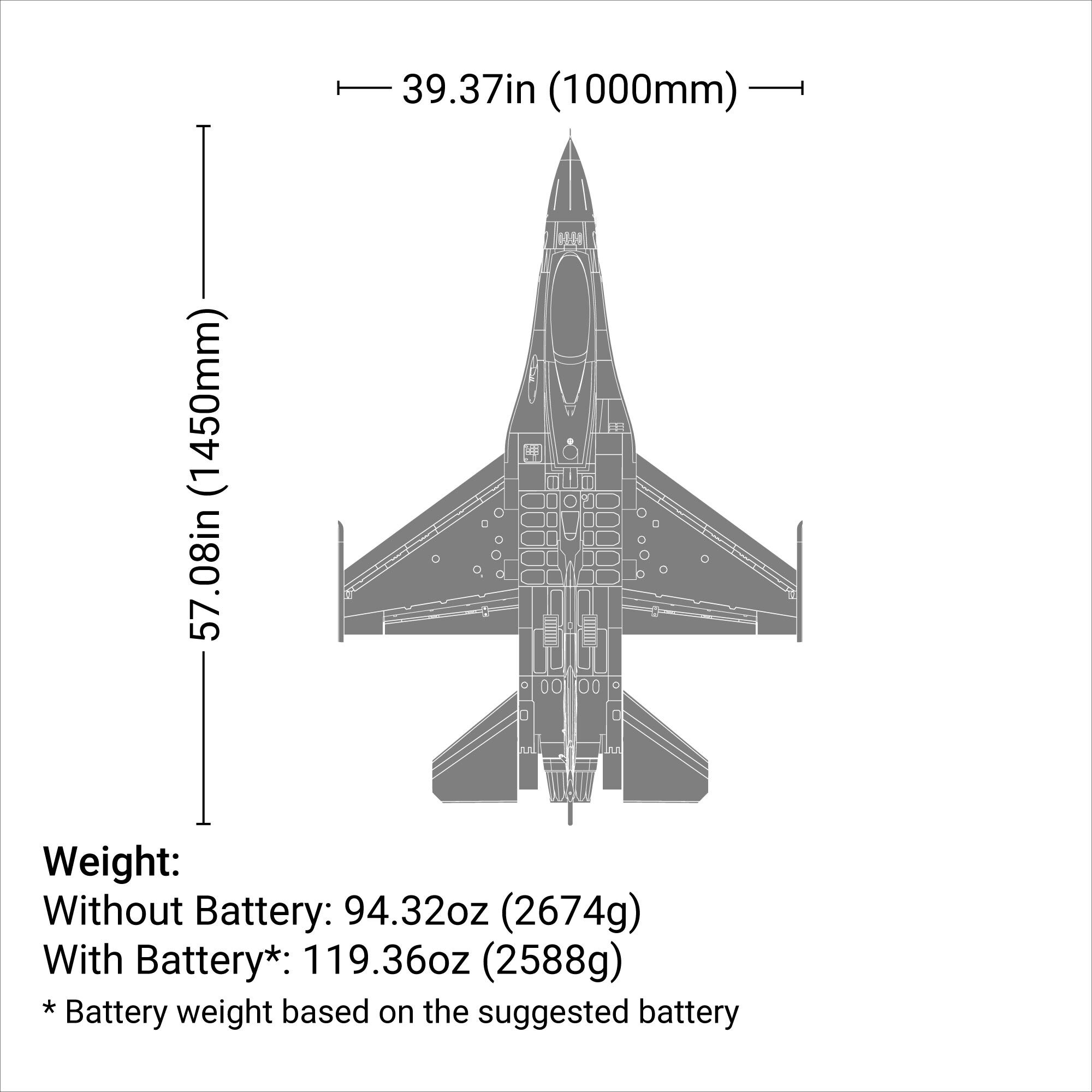 E-flite F-16 Thunderbirds 80mm EDF ARF Plus