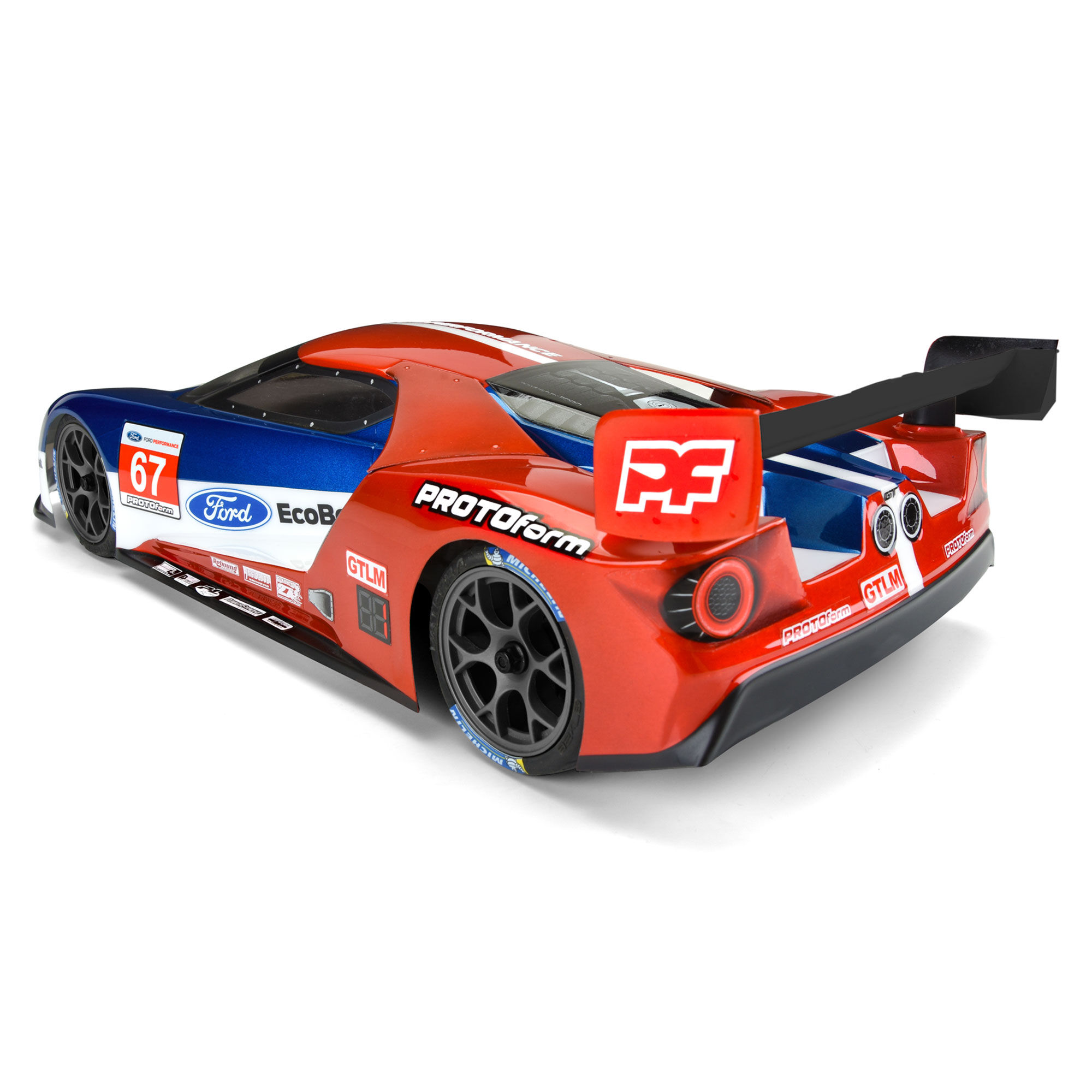 PROTOform 1/10 Ford GT LW Clear Body: 190mm Touring Car with LP shock towers