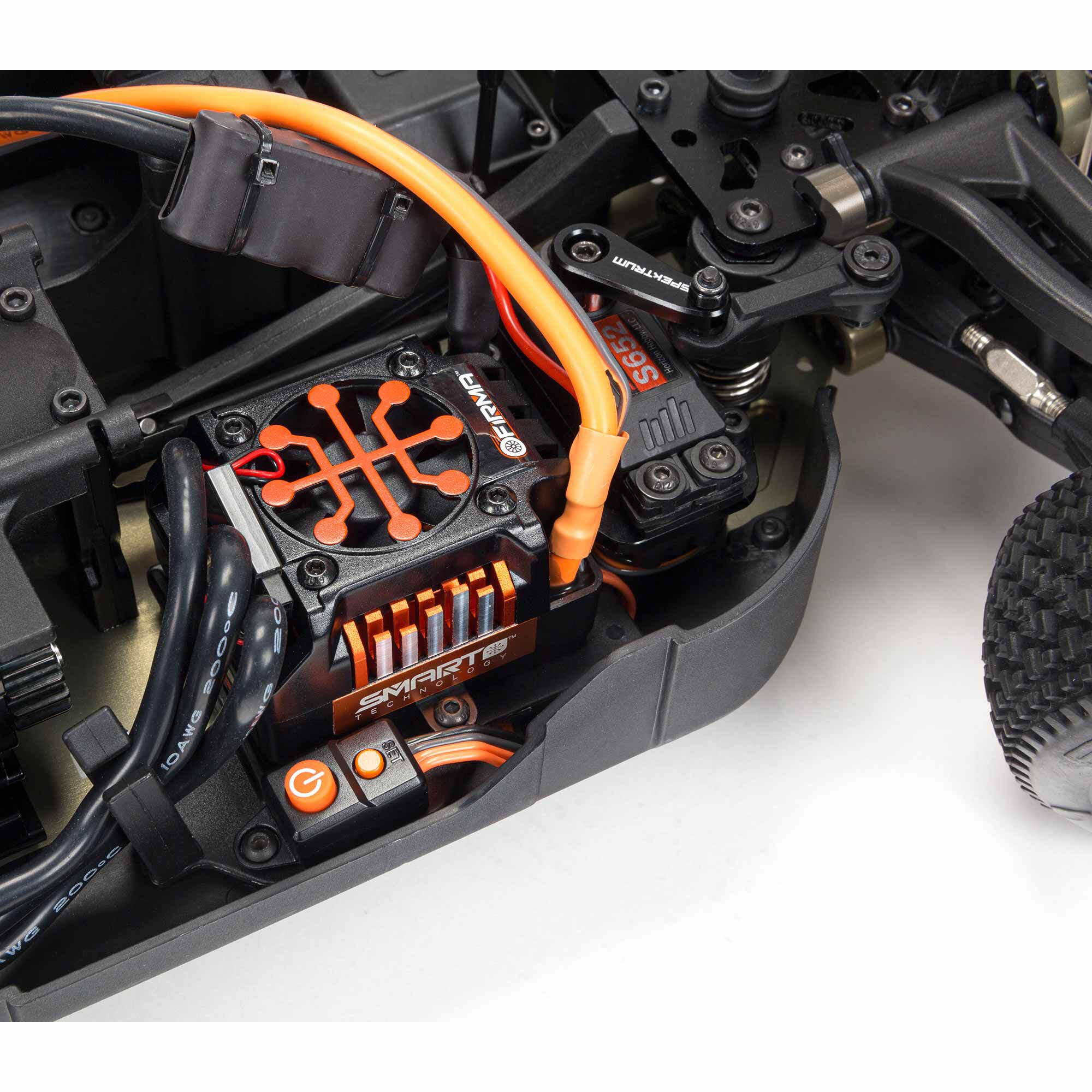 ARRMA 1/8 TYPHON 6S TLR Tuned 4X4 RTR Brushless Buggy, Red/Blue