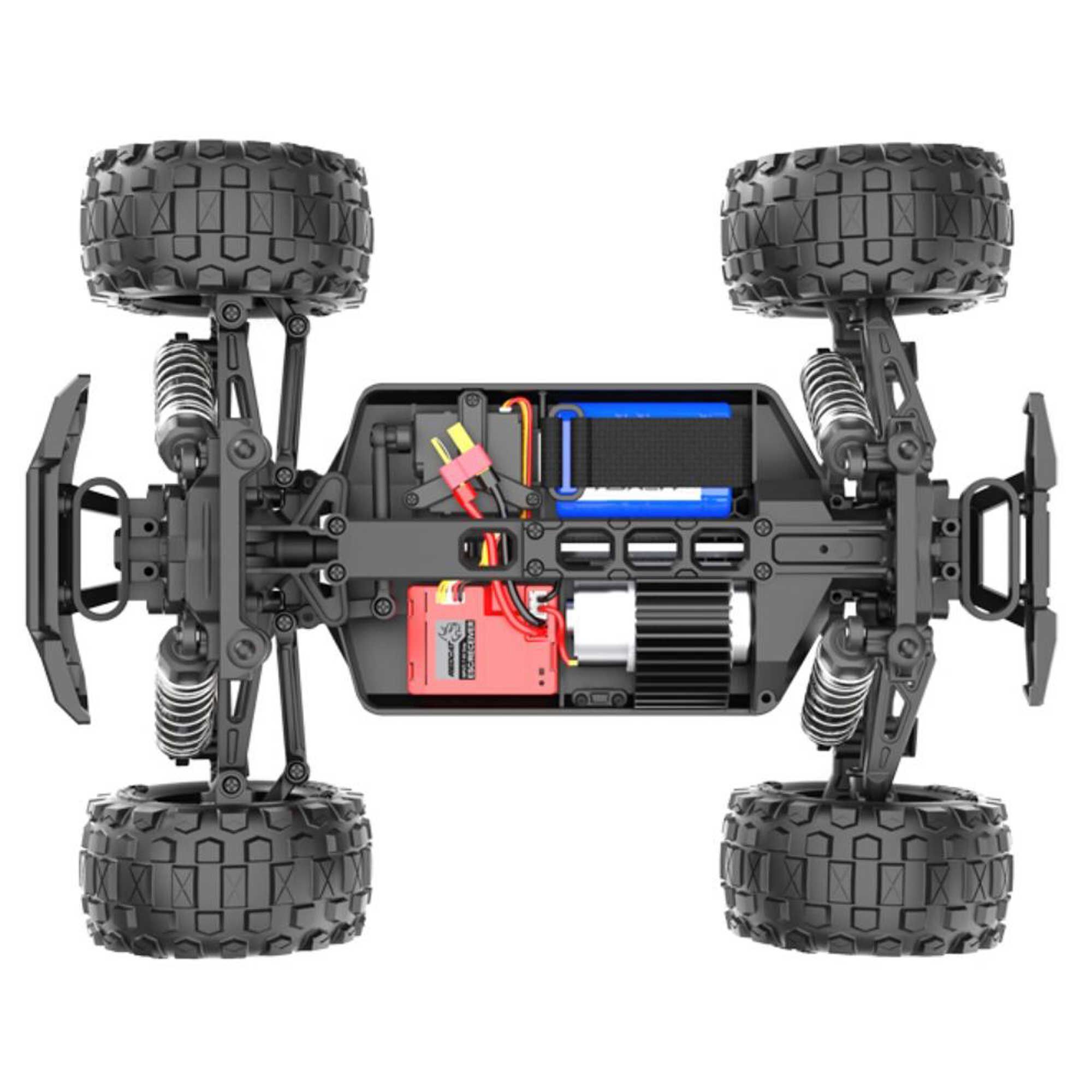 Redcat Racing 1/16 Volcano-16 4WD Monster Truck RTR, Red