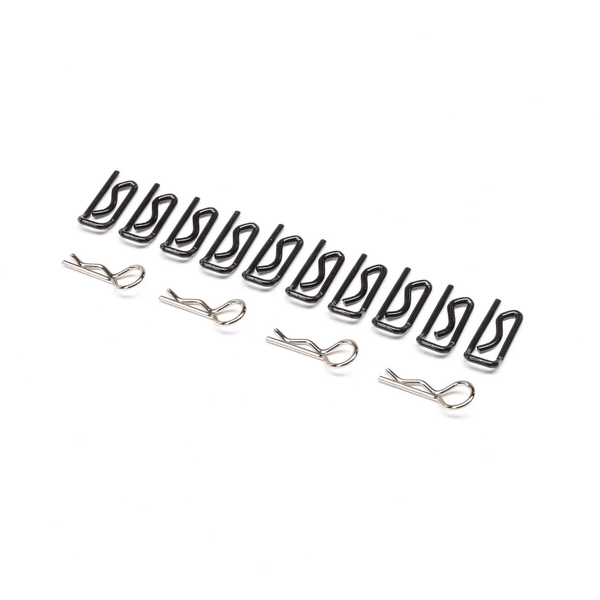 Losi Body Clip, Large (10) & Small (4): DBXL-E/DBXL 2.0