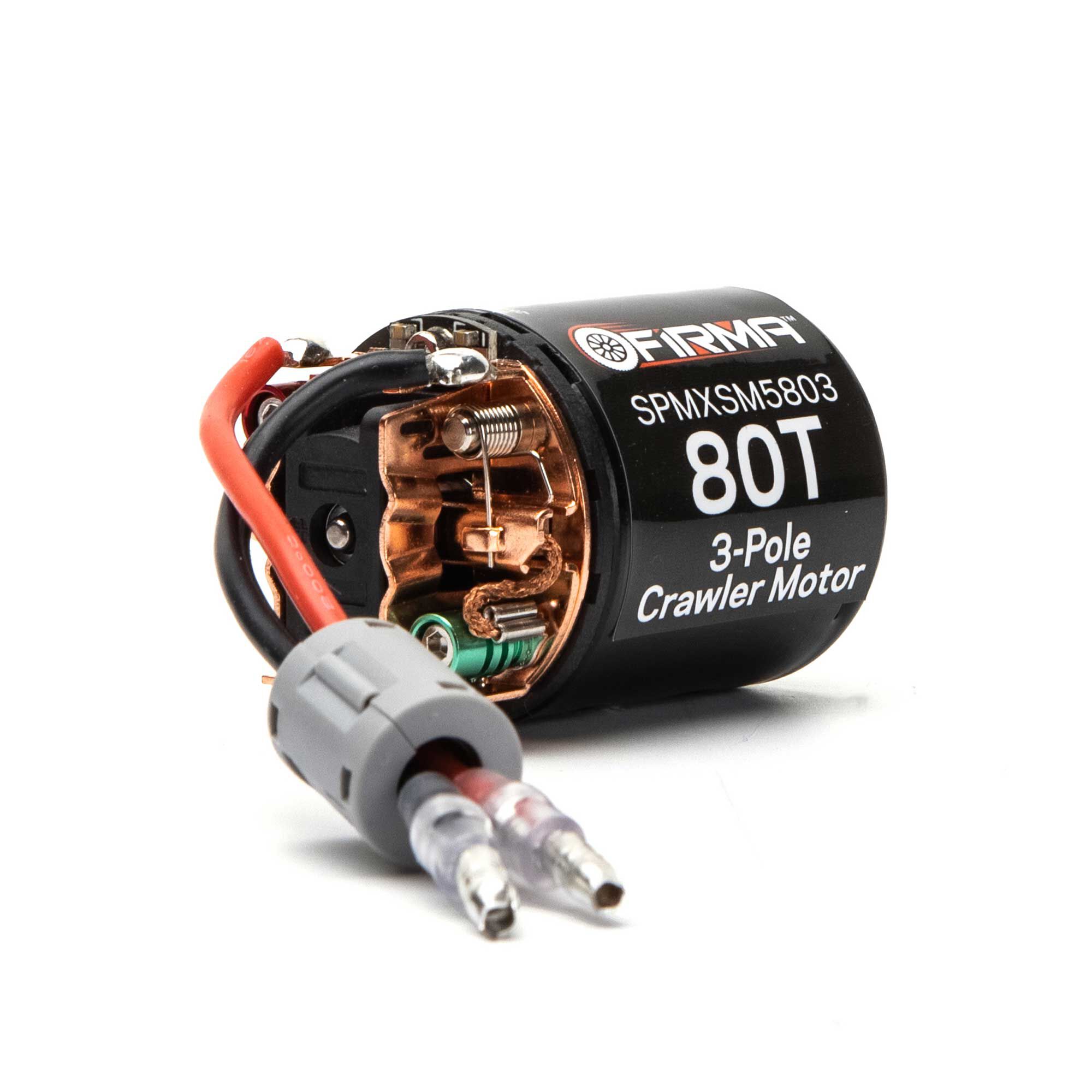 Spektrum Accessories Firma 80T Rebuildable 3-Pole Brushed Crawler Motor