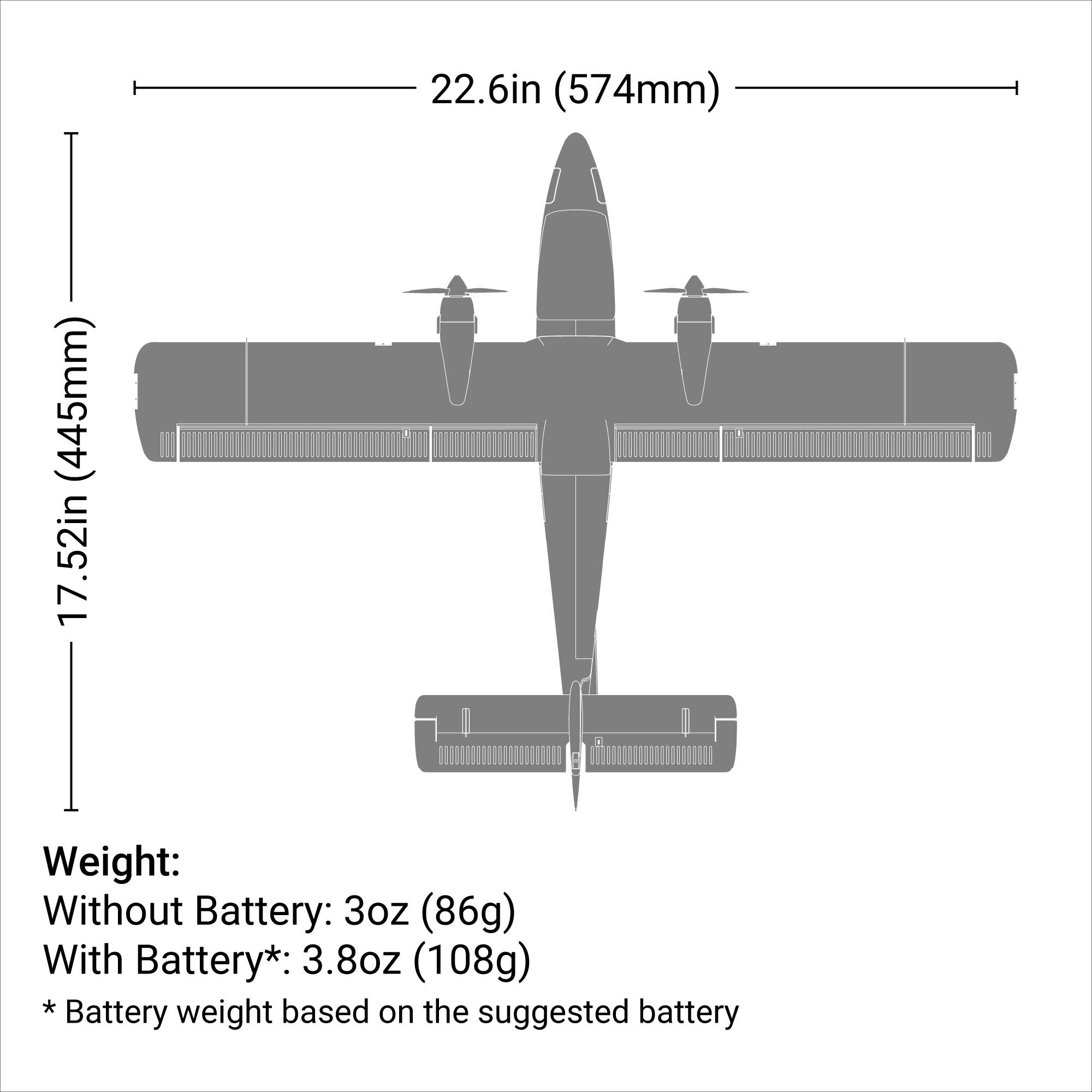 E-flite UMX Twin Otter BNF Basic with AS3X and SAFE Select
