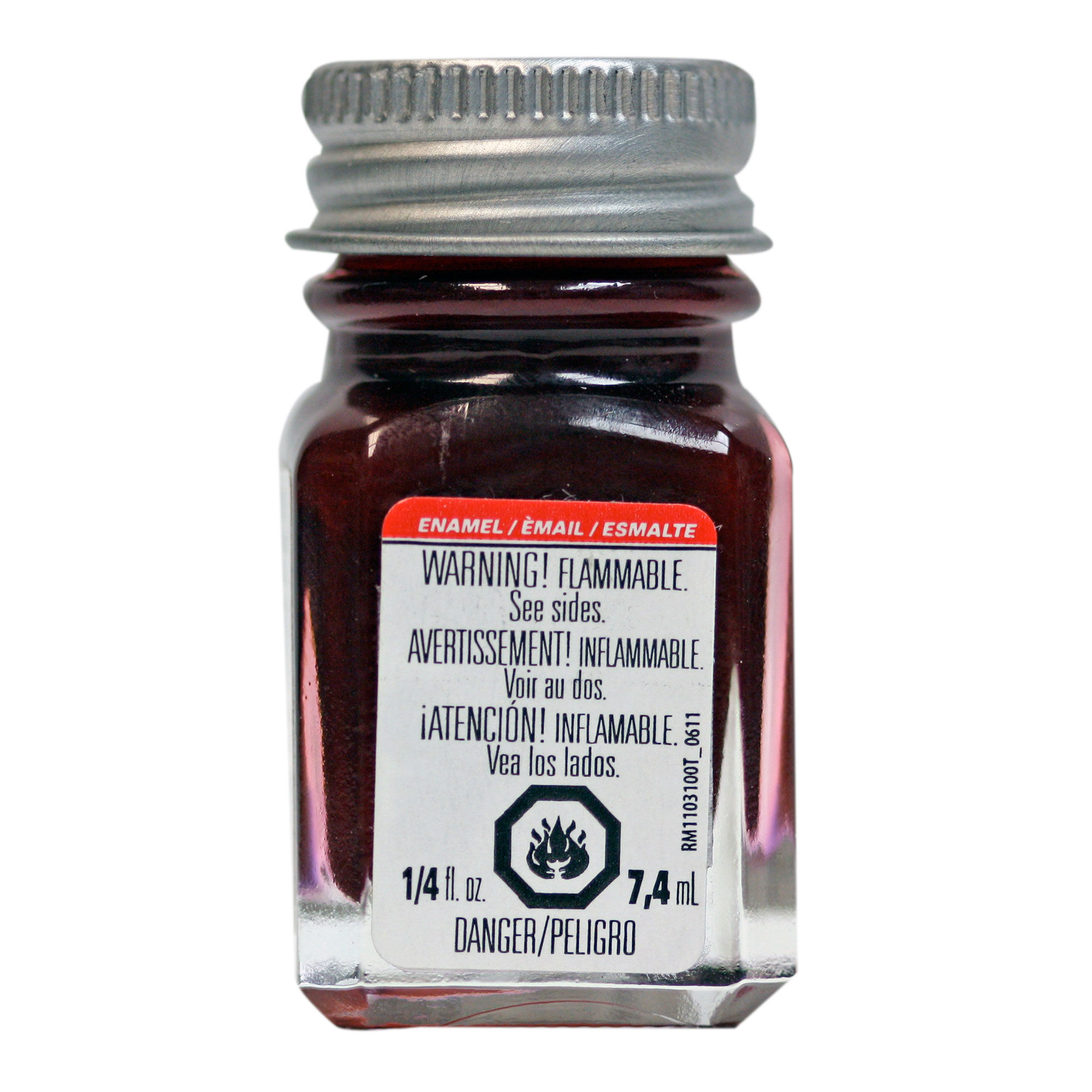 Testor Corp. Enamel 1/4 oz Metal Flake Red