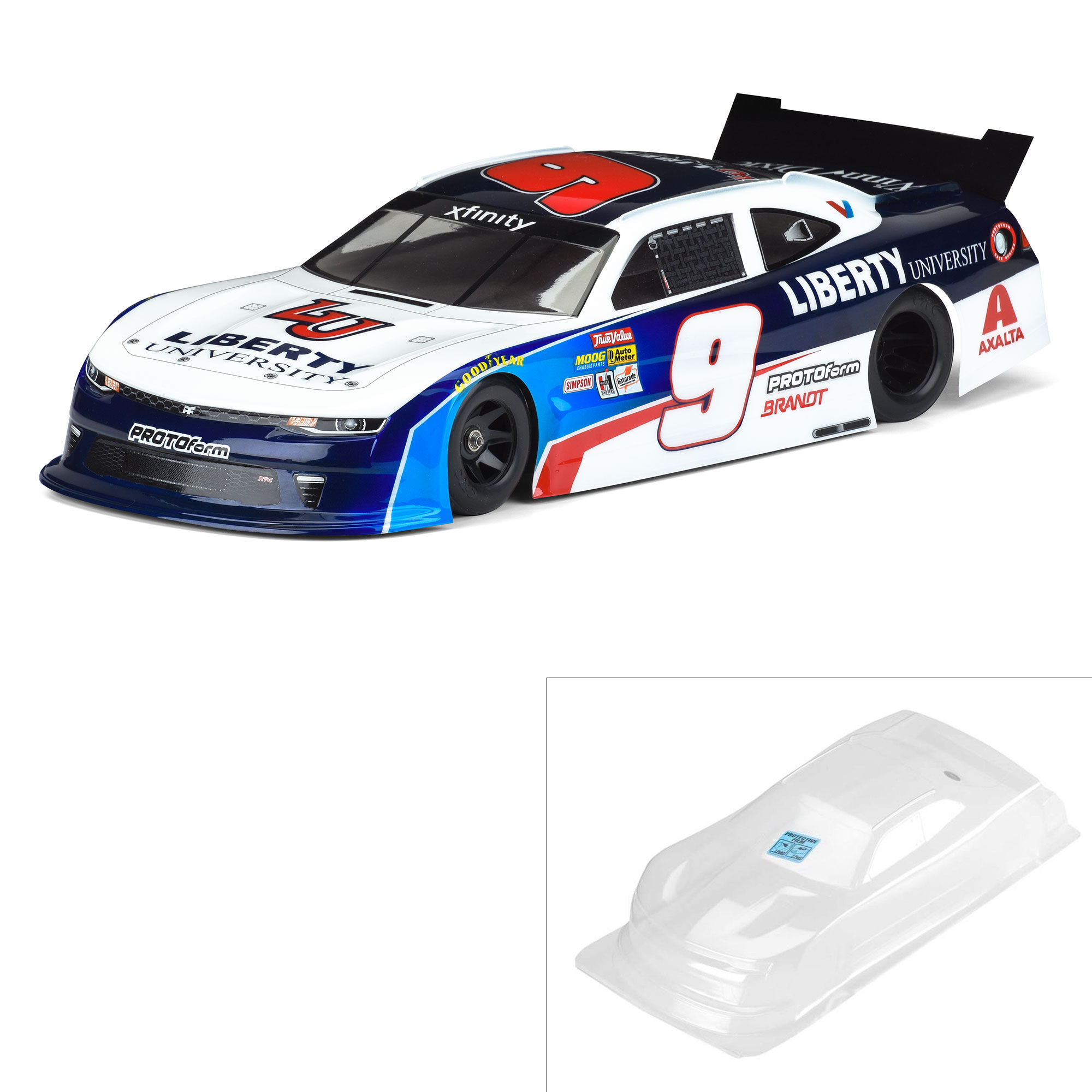 PROTOform 1/10 RT-C Light Weight Clear Body: Oval