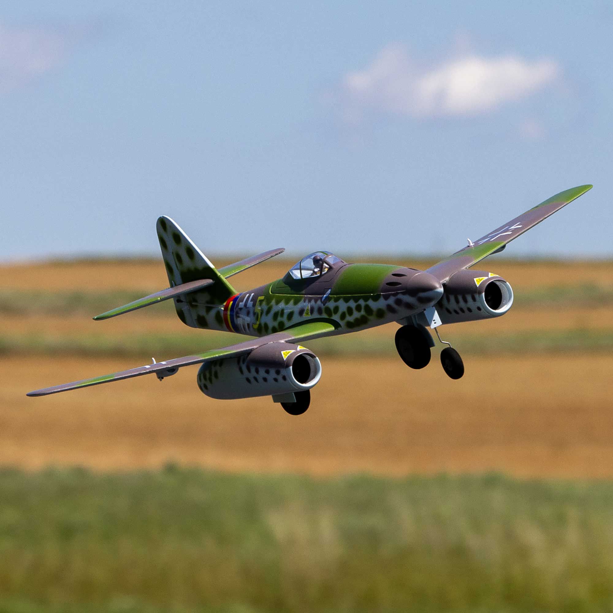 E-flite UMX Me 262 30mm EDF Jet BNF Basic with AS3X and SAFE Select, 660mm