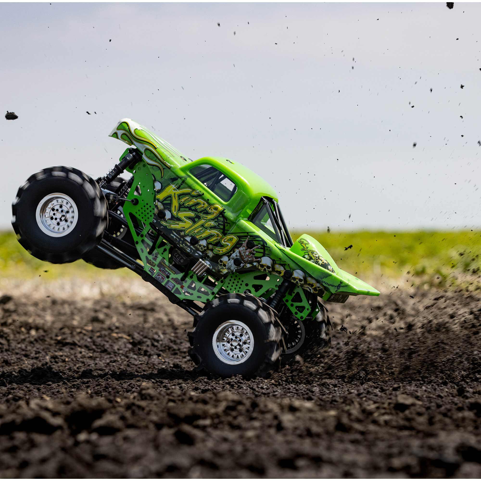 Losi 1/8 LMT Mega Truck King Sling 4S 4X4 RTR Brushless Mega Truck, Green