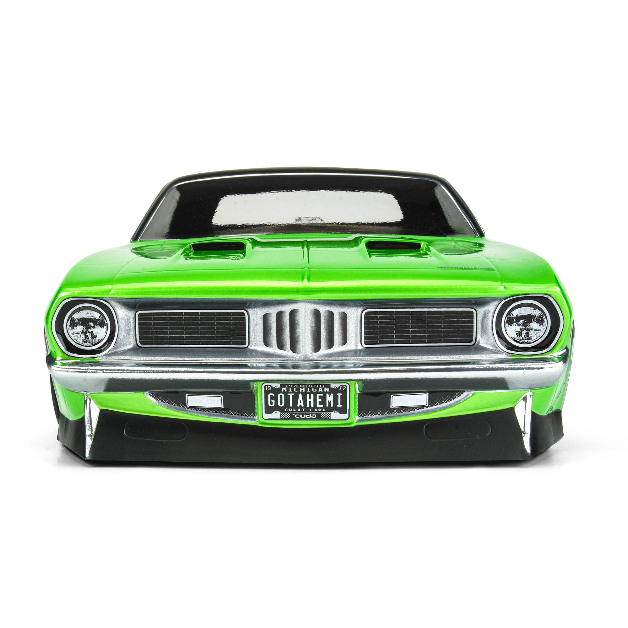Pro-Line Racing 1/10 1972 Plymouth Barracuda Clear Body: Drag Car