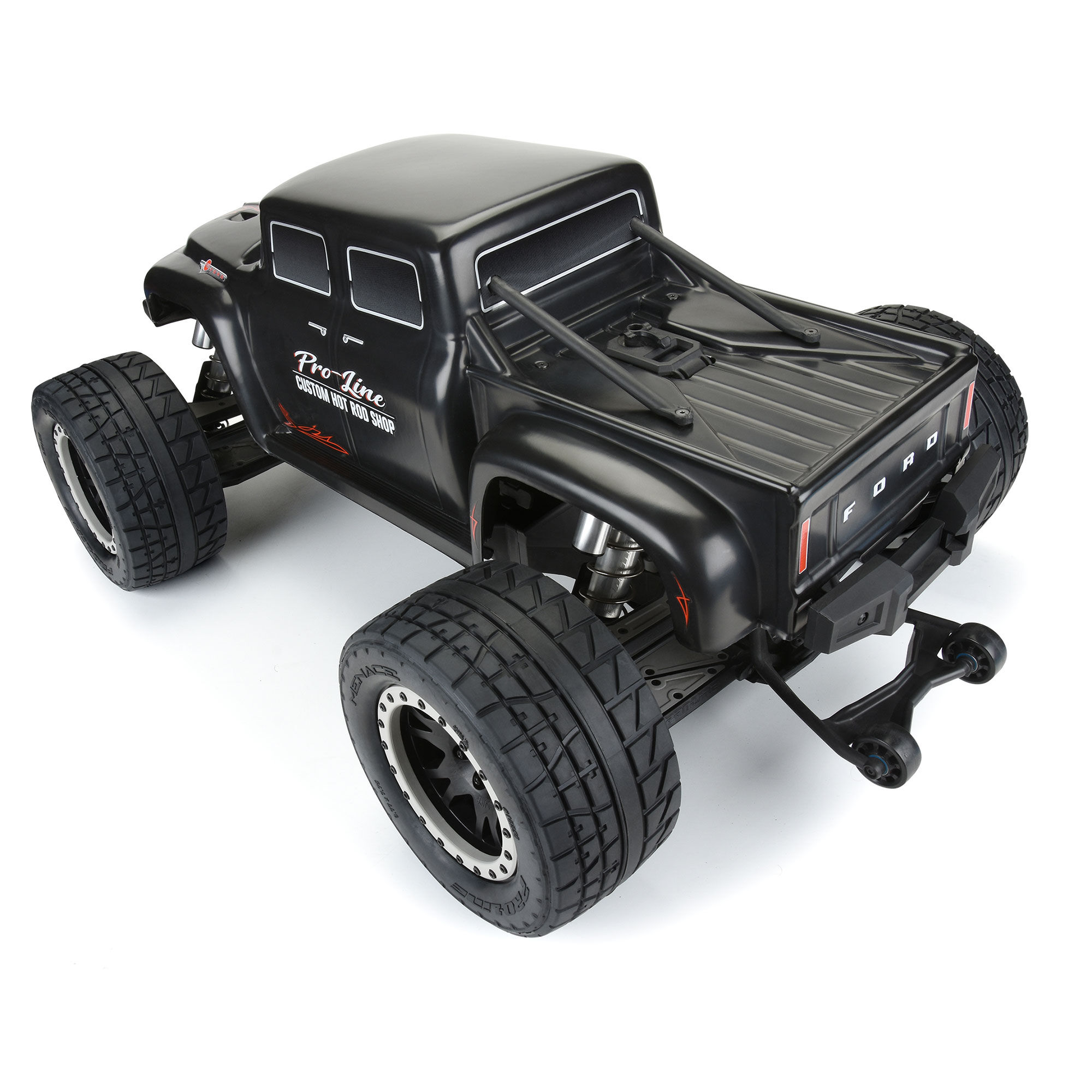 Pro-Line Racing 1/5 Pre-Cut Ford F-100 Bash Armor Black Body: X-MAXX