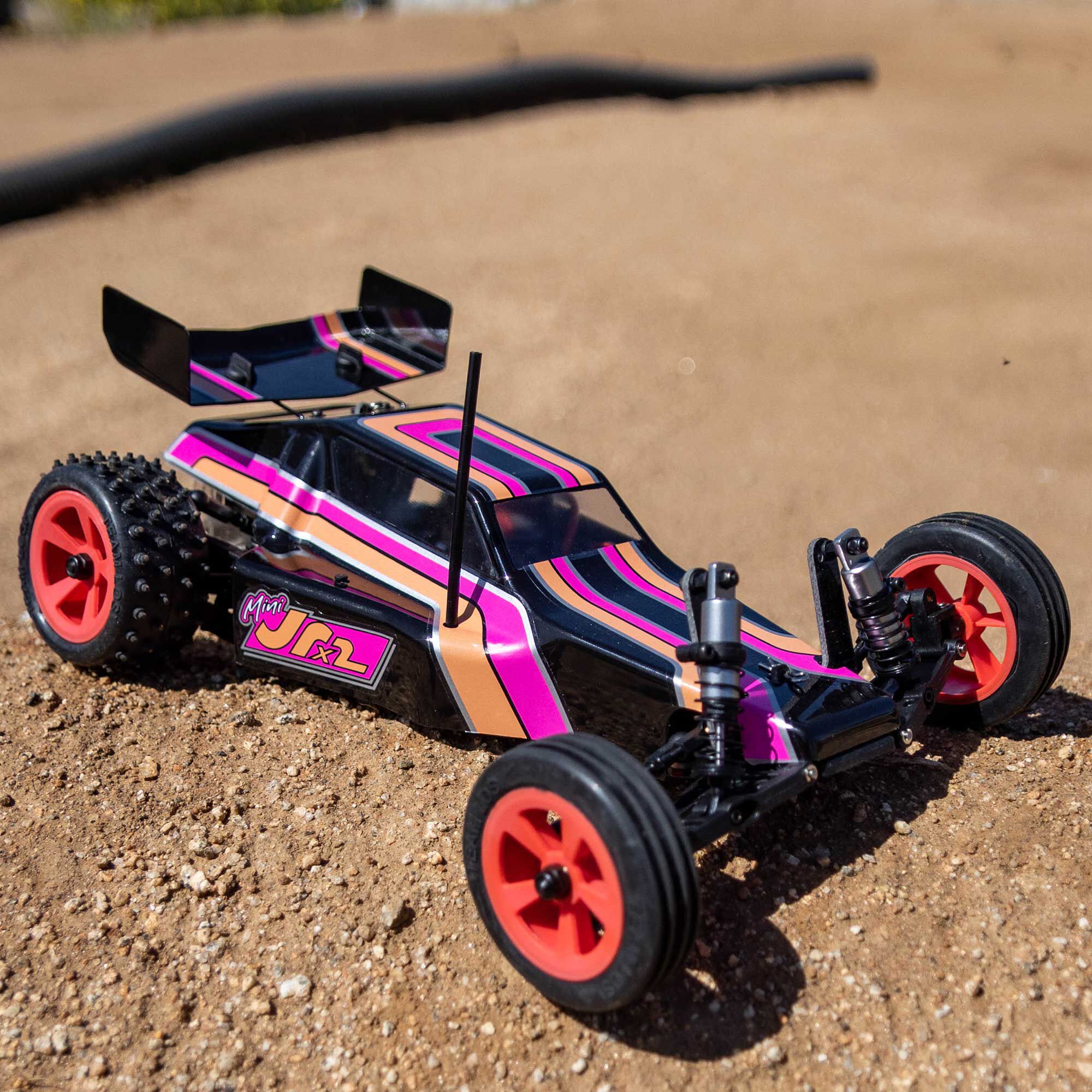 Losi 1/16 Mini JRX2 2S 2WD RTR Brushed Buggy (Battery & Charger Included), Black