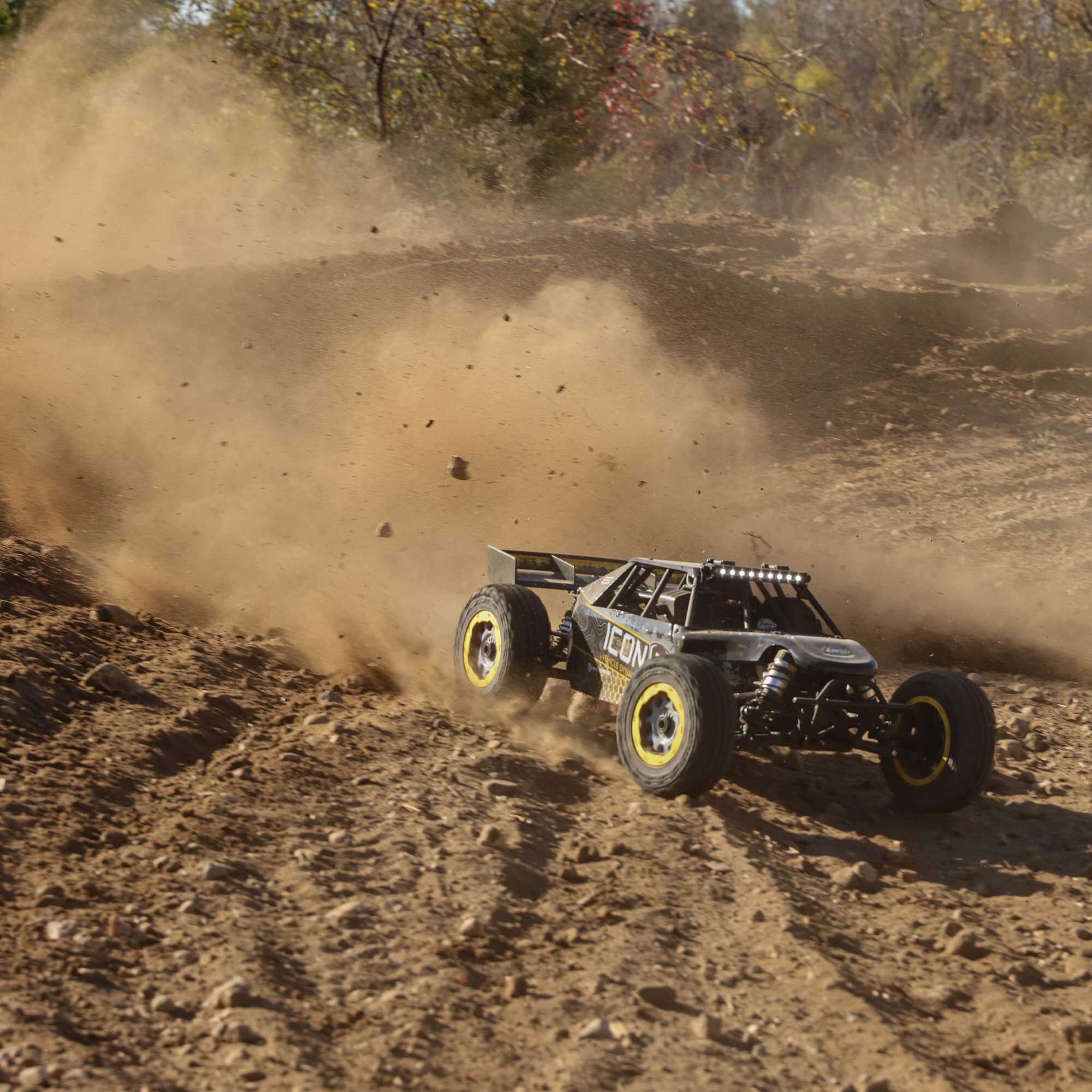 Losi 1/5 DBXL 2.0 Icon 4X4 RTR Gas Desert Buggy, Black