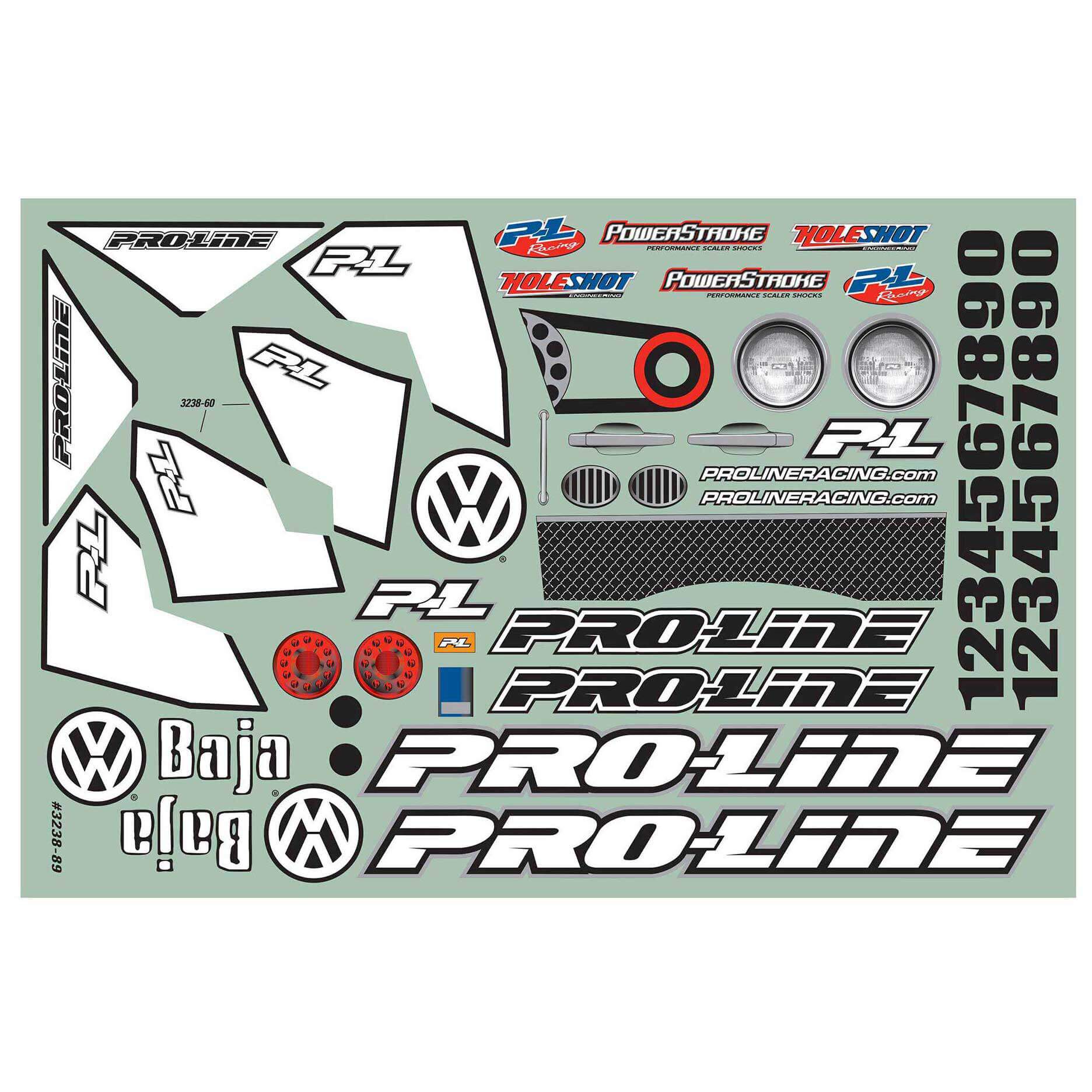 Pro-Line Racing 1/10 VW Baja Bug Clear Body: Short Course
