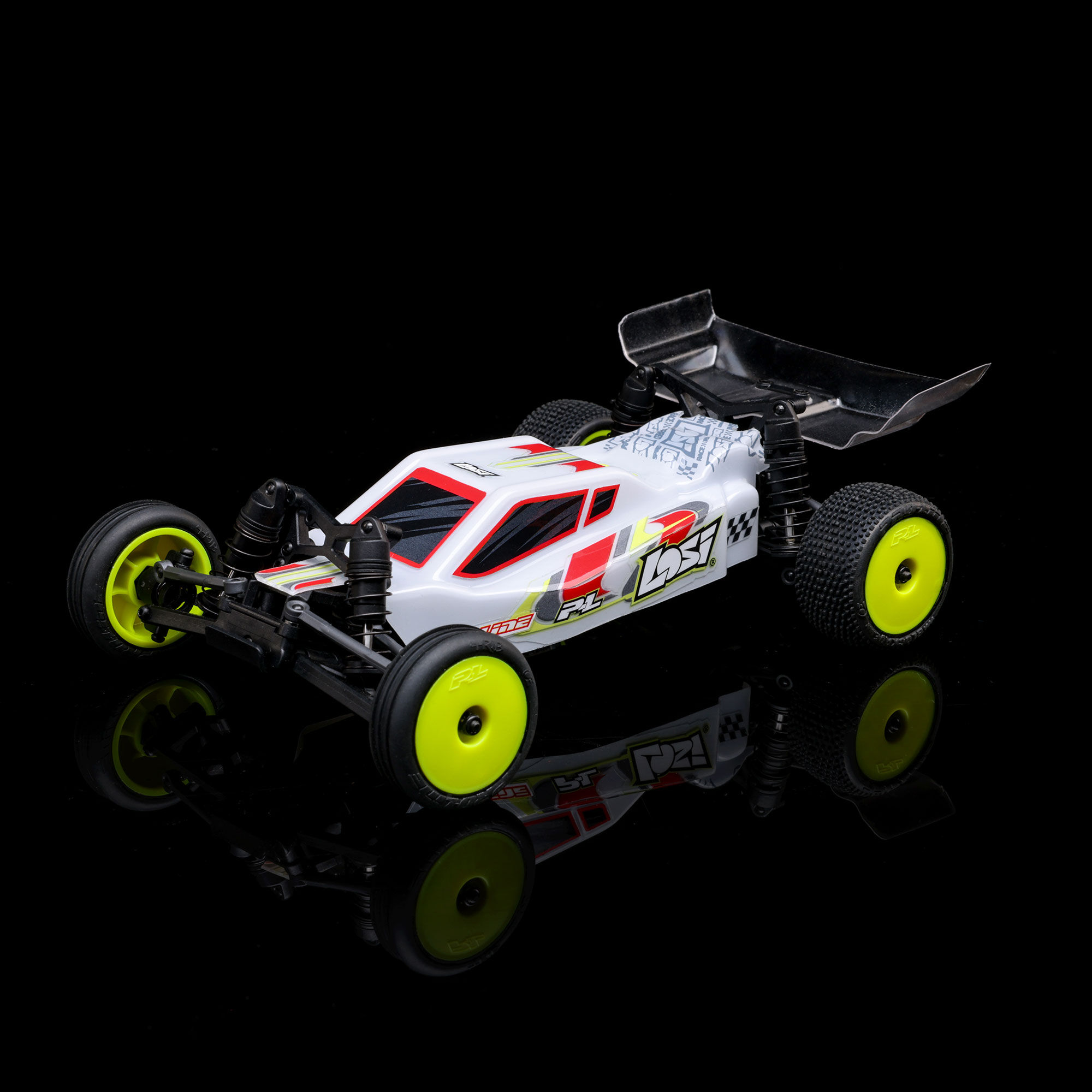 Losi 1/24 Micro-B 2S 2WD RTR Race Buggy (Battery & Charger Included), White