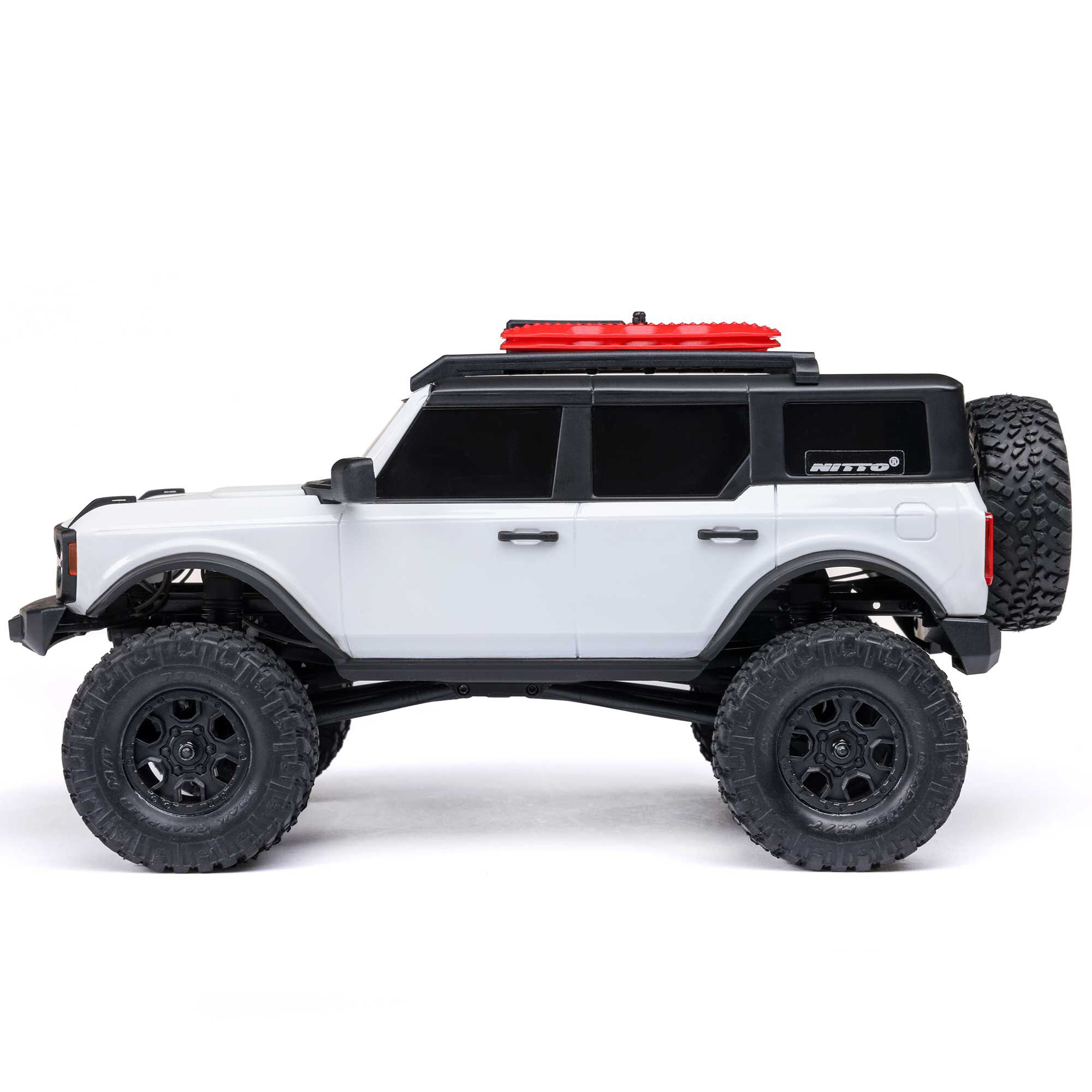 Axial 1/24 SCX24 Ford Bronco 4X4 RTR Brushed Rock Crawler (Battery & Charger Included), White