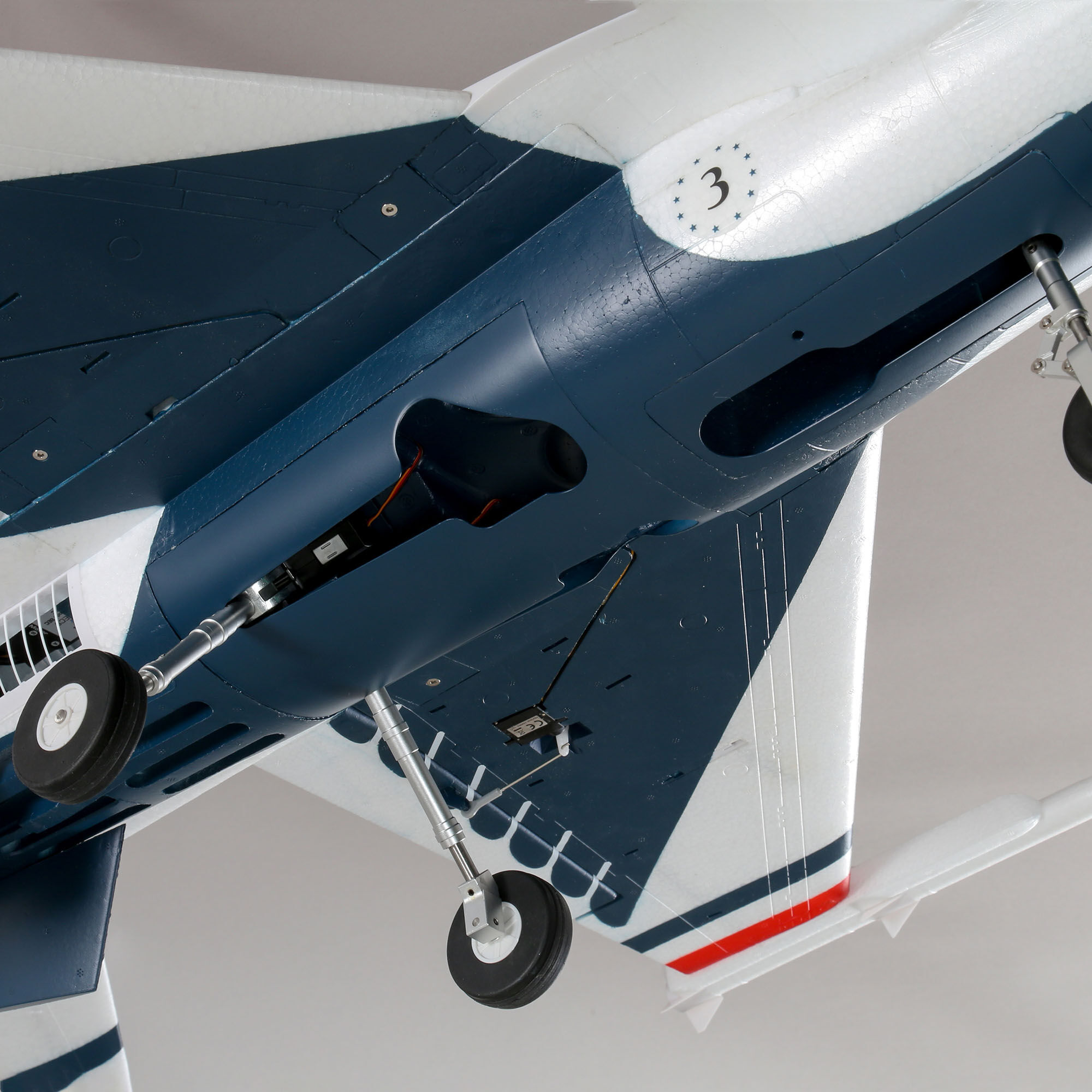 E-flite F-16 Thunderbirds 70mm EDF Jet BNF Basic with AS3X and SAFE Select
