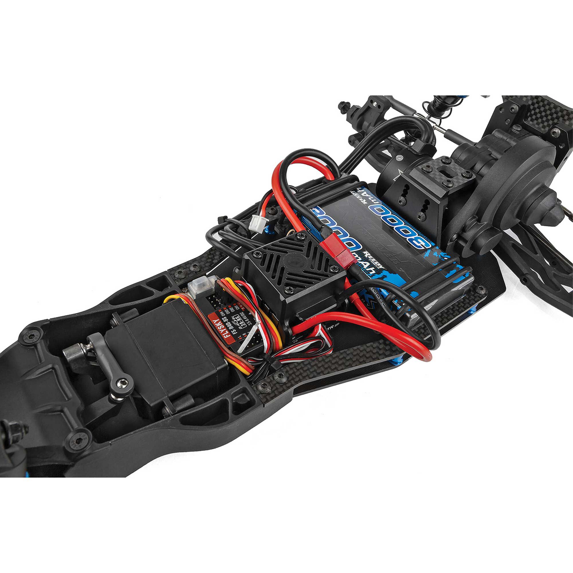 Team Associated 1/10 SR10M 2WD Dirt Oval RTR LiPo Combo, Blue