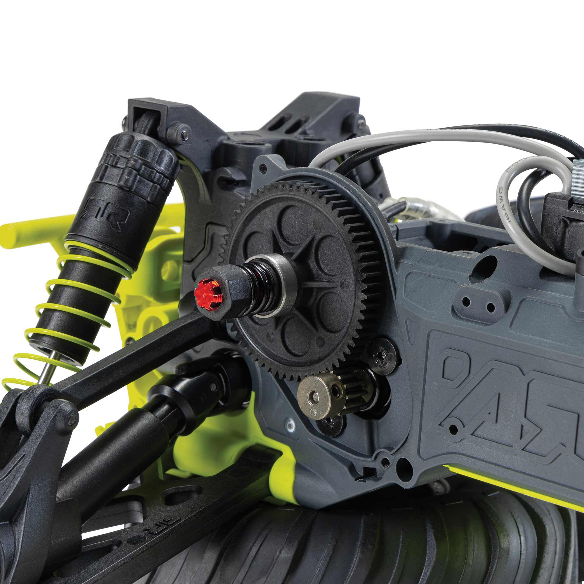ARRMA 1/10 GORGON 2WD RTR Brushed Monster Truck (Battery & Charger Included), Yellow