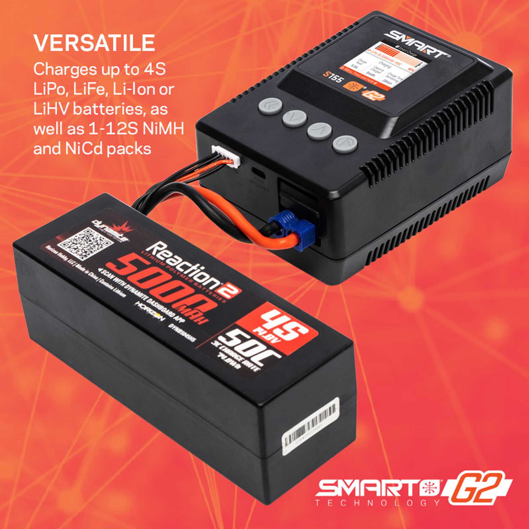 Spektrum Accessories S155 55W AC G2 Smart Charger