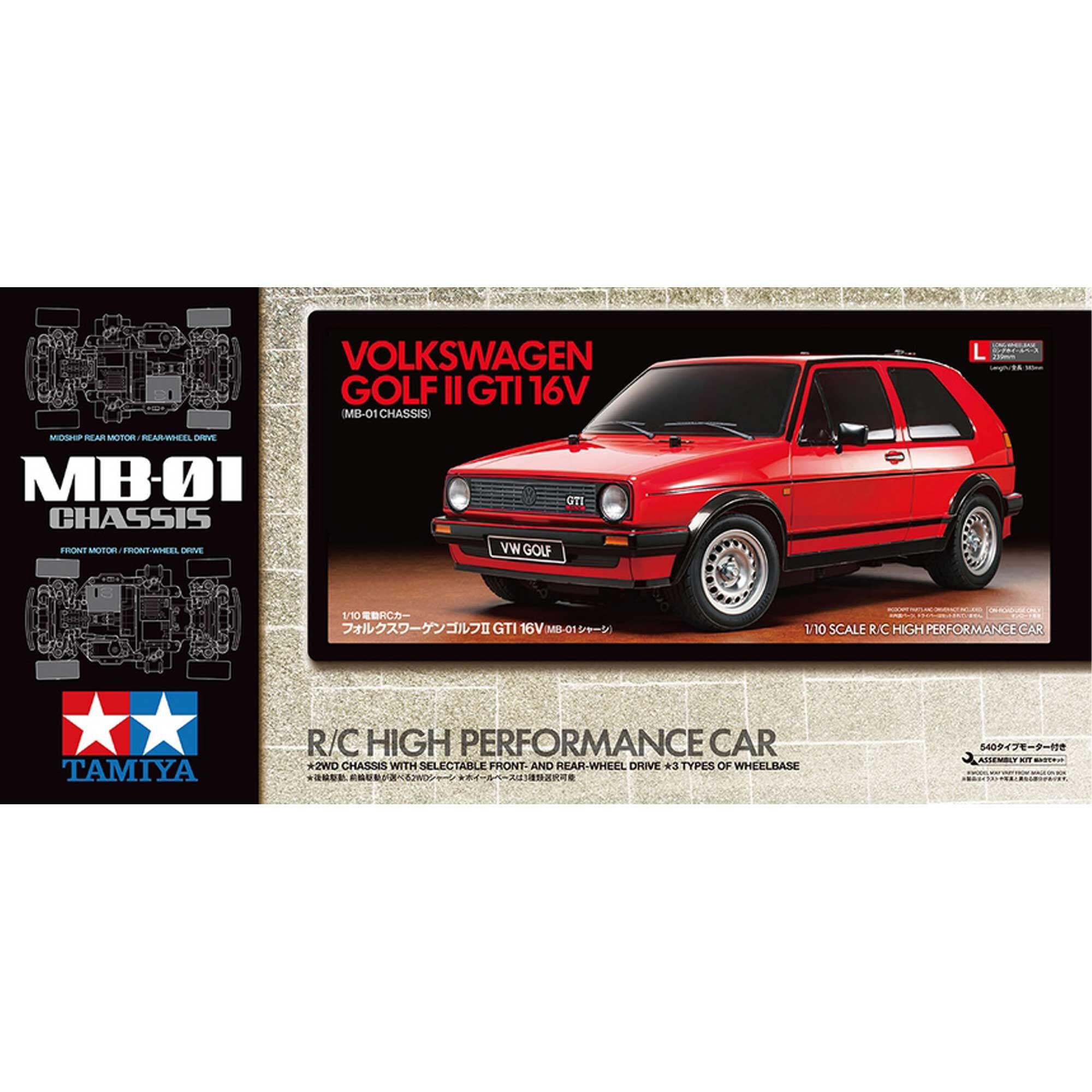Tamiya 1/10 Volkswagen Golf II GTI 16V MB-01 2WD Touring Car Kit