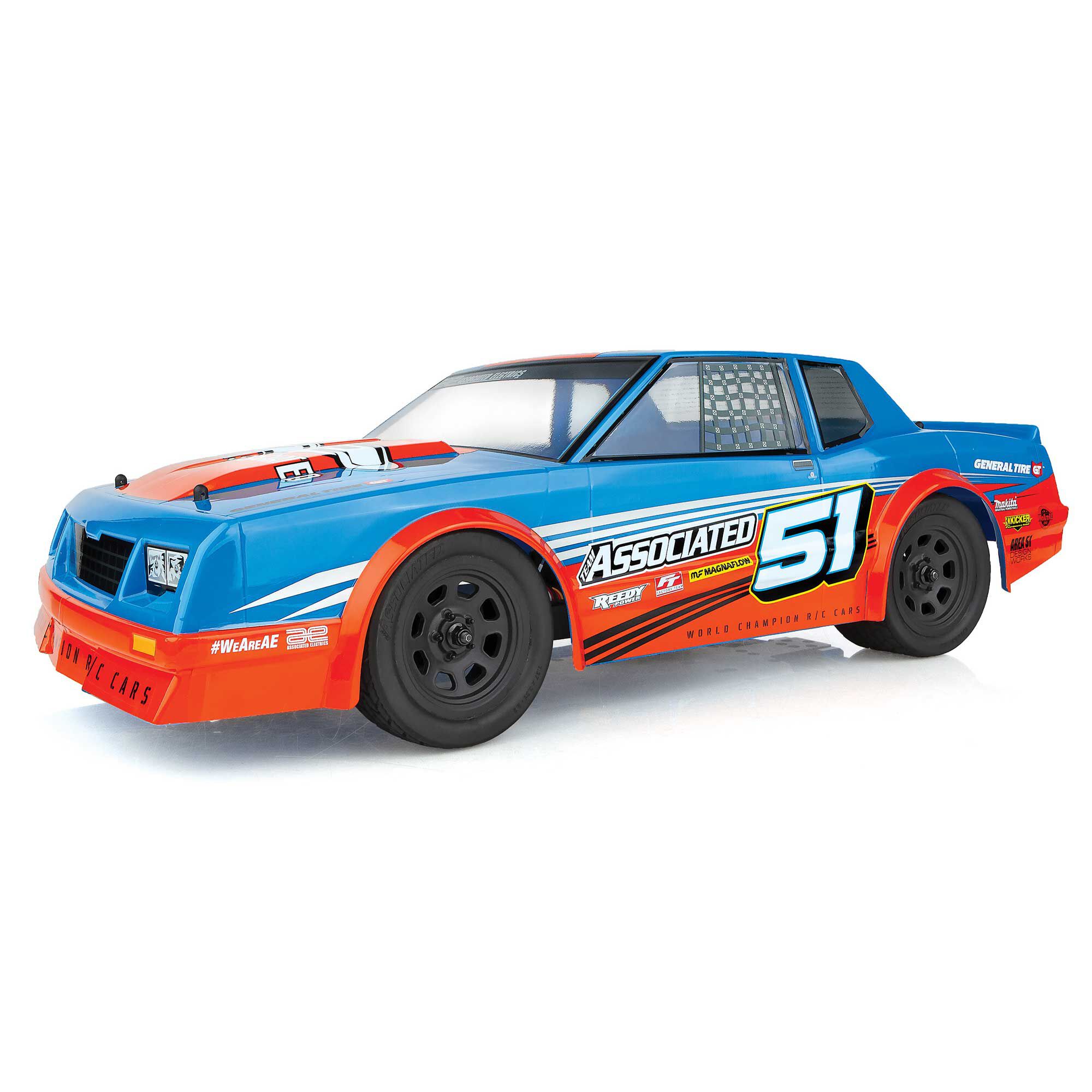 Team Associated 1/10 SR10M 2WD Dirt Oval RTR LiPo Combo, Blue