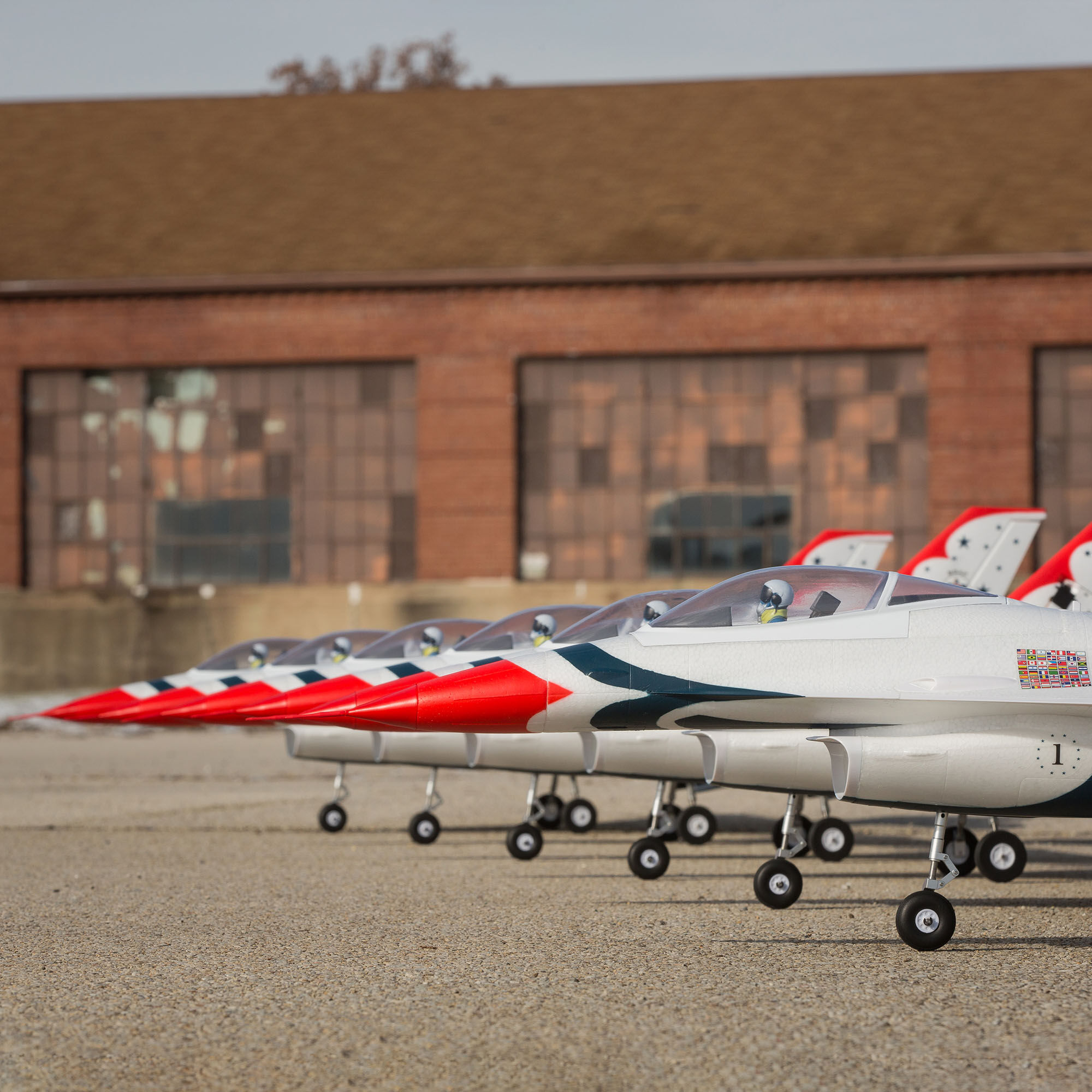 E-flite F-16 Thunderbirds 70mm EDF Jet BNF Basic with AS3X and SAFE Select