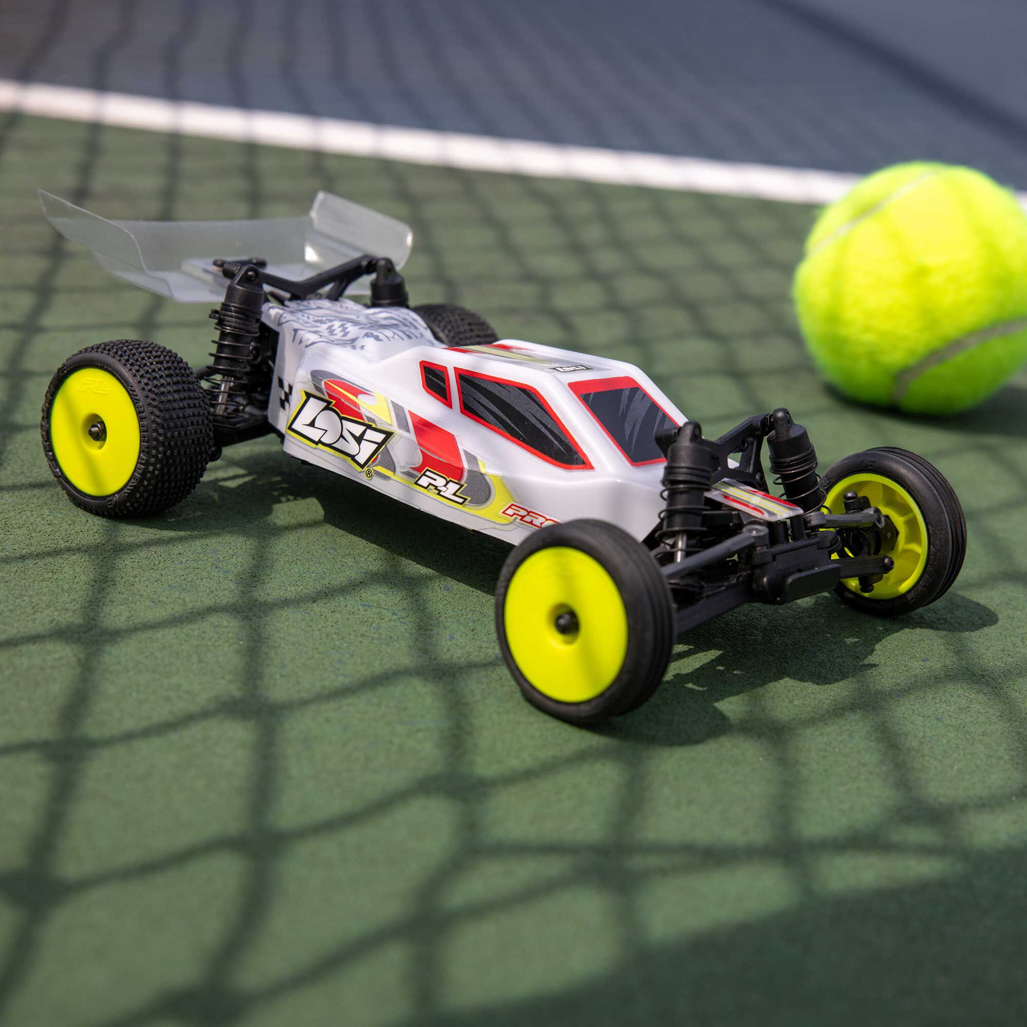 Losi 1/24 Micro-B 2S 2WD RTR Race Buggy (Battery & Charger Included), White