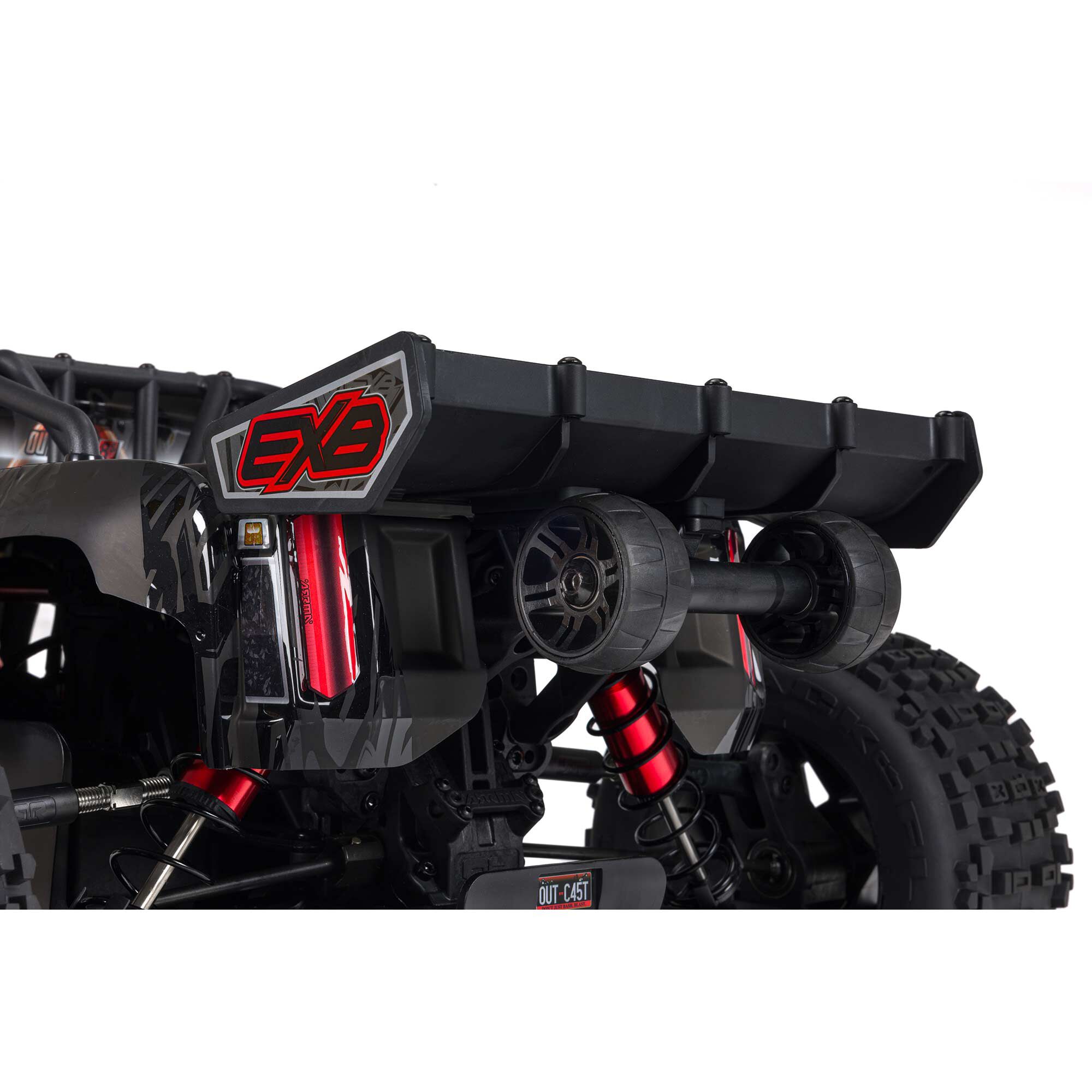 ARRMA 1/5 OUTCAST 8S EXB AVC 4X4 RTR Brushless Stunt Truck, Black