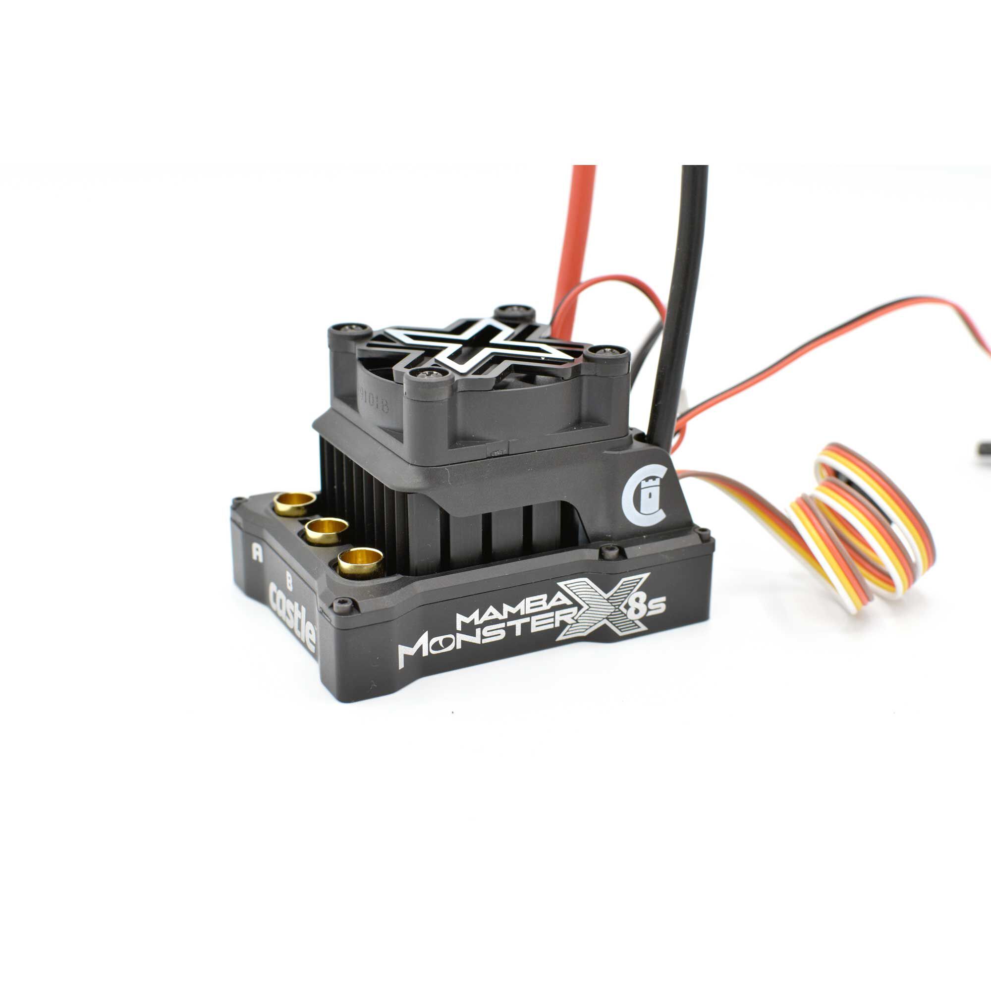 Castle Creations 1/6 Mamba Monster X 8S 33.6V Waterproof ESC 8A Peak BEC