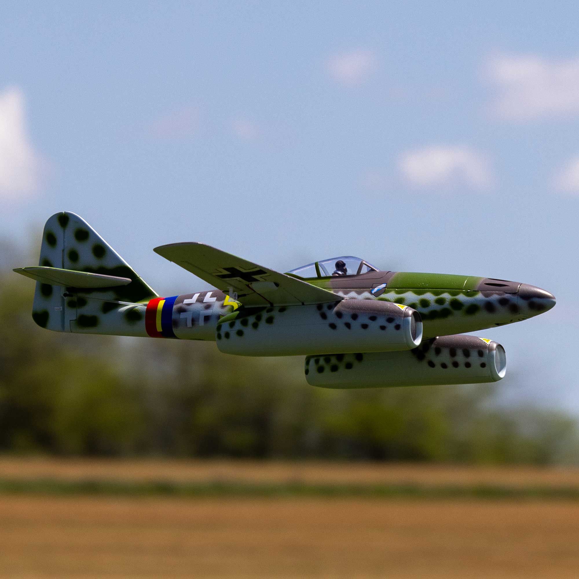 E-flite UMX Me 262 30mm EDF Jet BNF Basic with AS3X and SAFE Select, 660mm