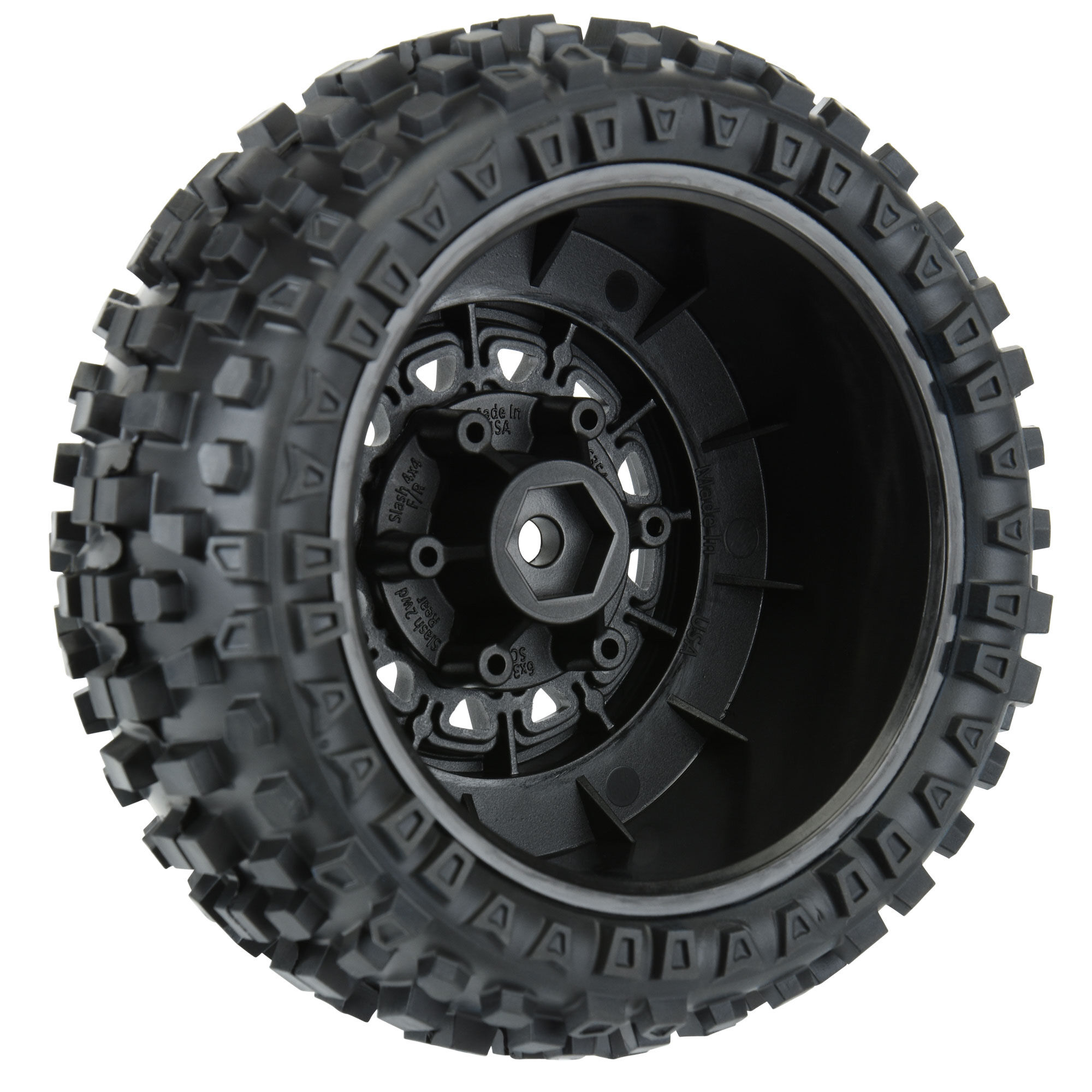 Pro-Line Racing 1/10 Badlands Front/Rear 2.2"/3.0" SC Mounted 12mm Black Raid (2)