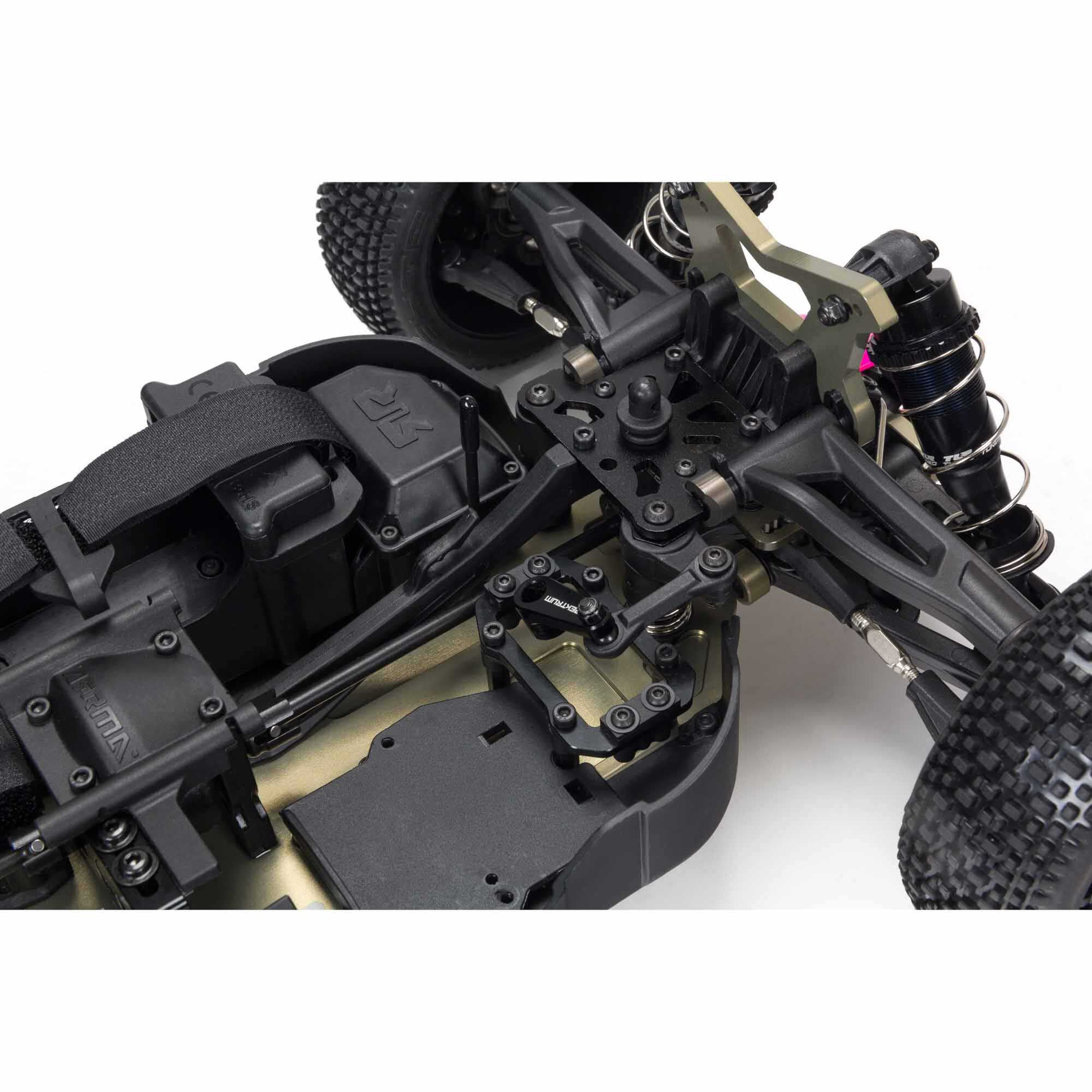 ARRMA 1/8 TYPHON 6S TLR Tuned 4X4 Roller Brushless Buggy, Pink/Purple
