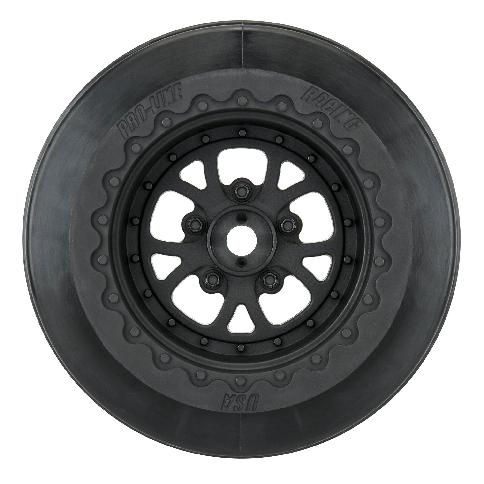 Pro-Line Racing 1/10 Pomona Drag Spec Rear 2.2"/3.0" 12mm Drag Wheels (2) Black