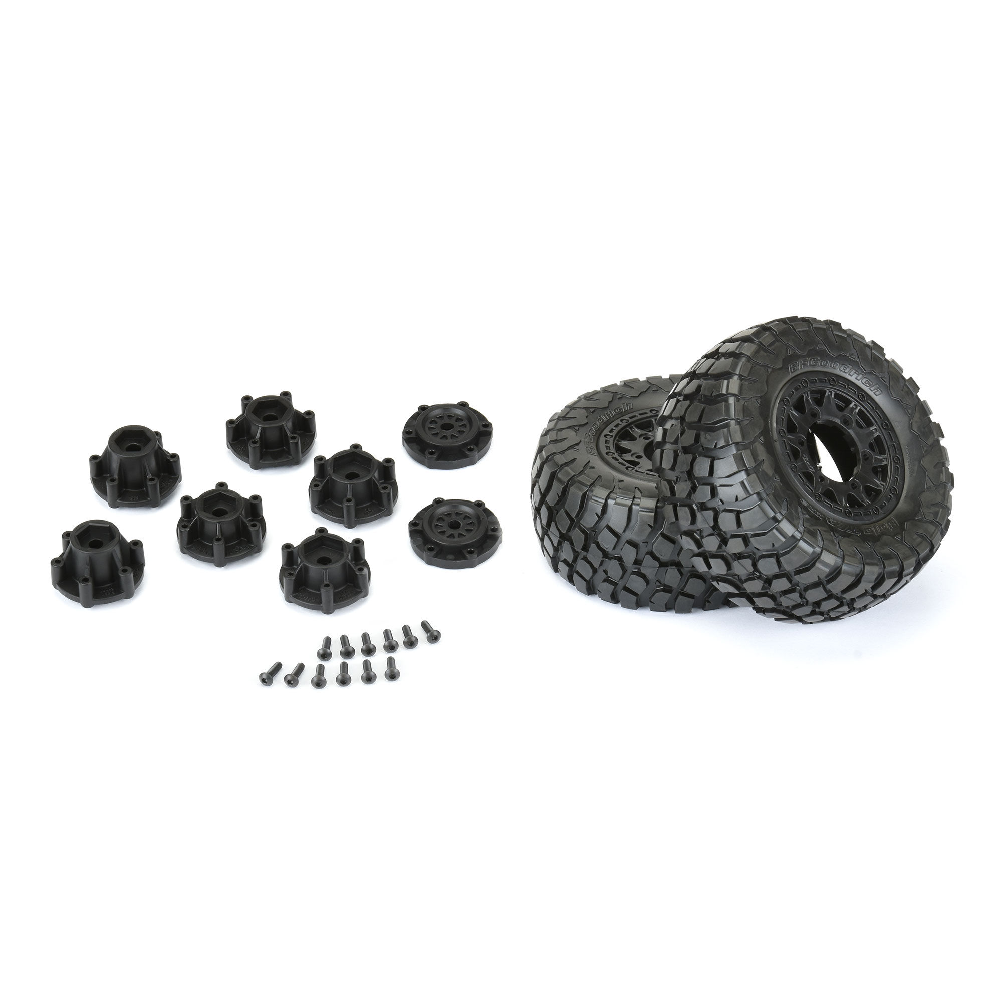 Pro-Line Racing 1/10 BFG KR2 M2 Front/Rear 2.2"/3.0" SC Mounted 12mm Blk Raid (2)