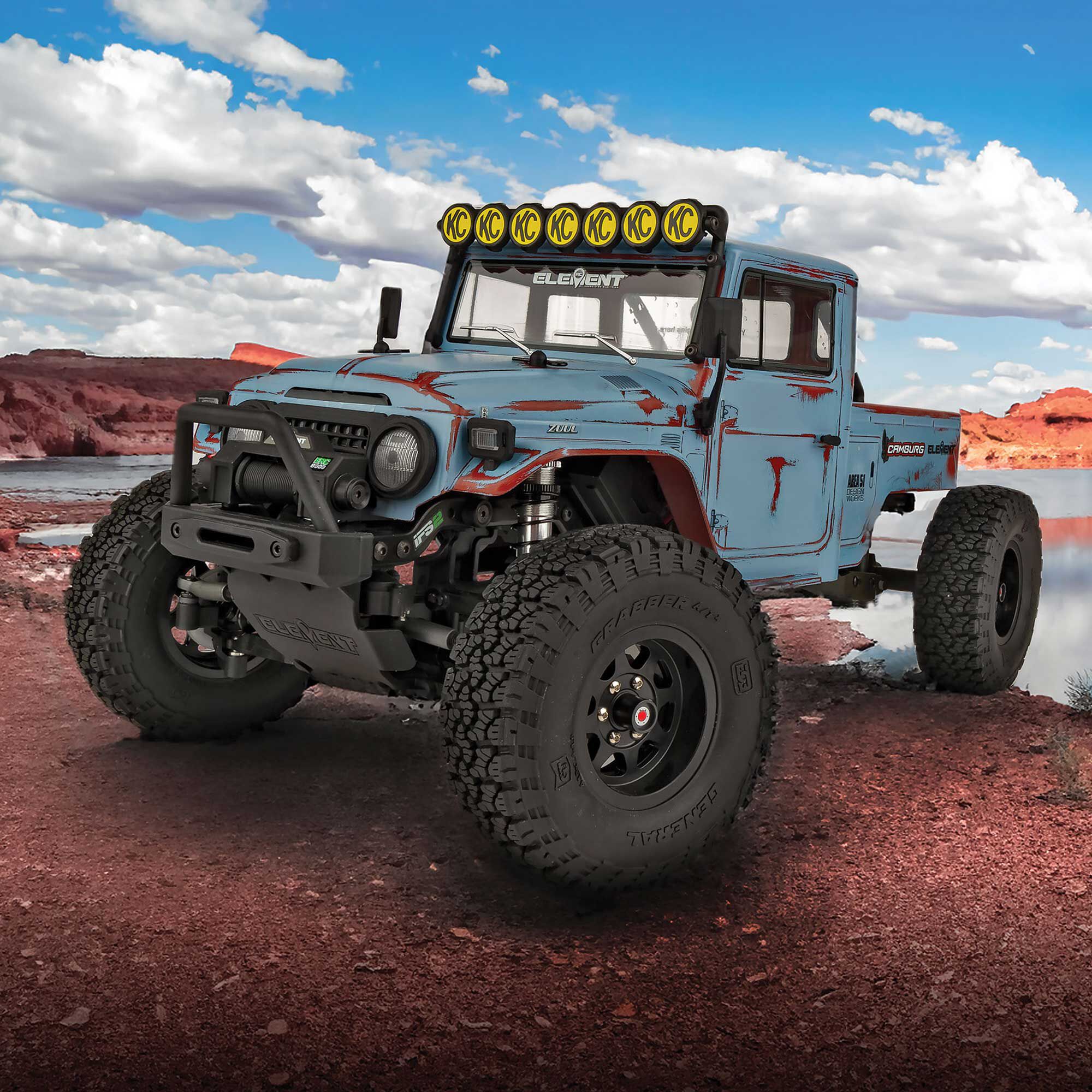 Team Associated 1/10 Zuul IFS2 Enduro 4x4 Trail Truck RTR, Blue