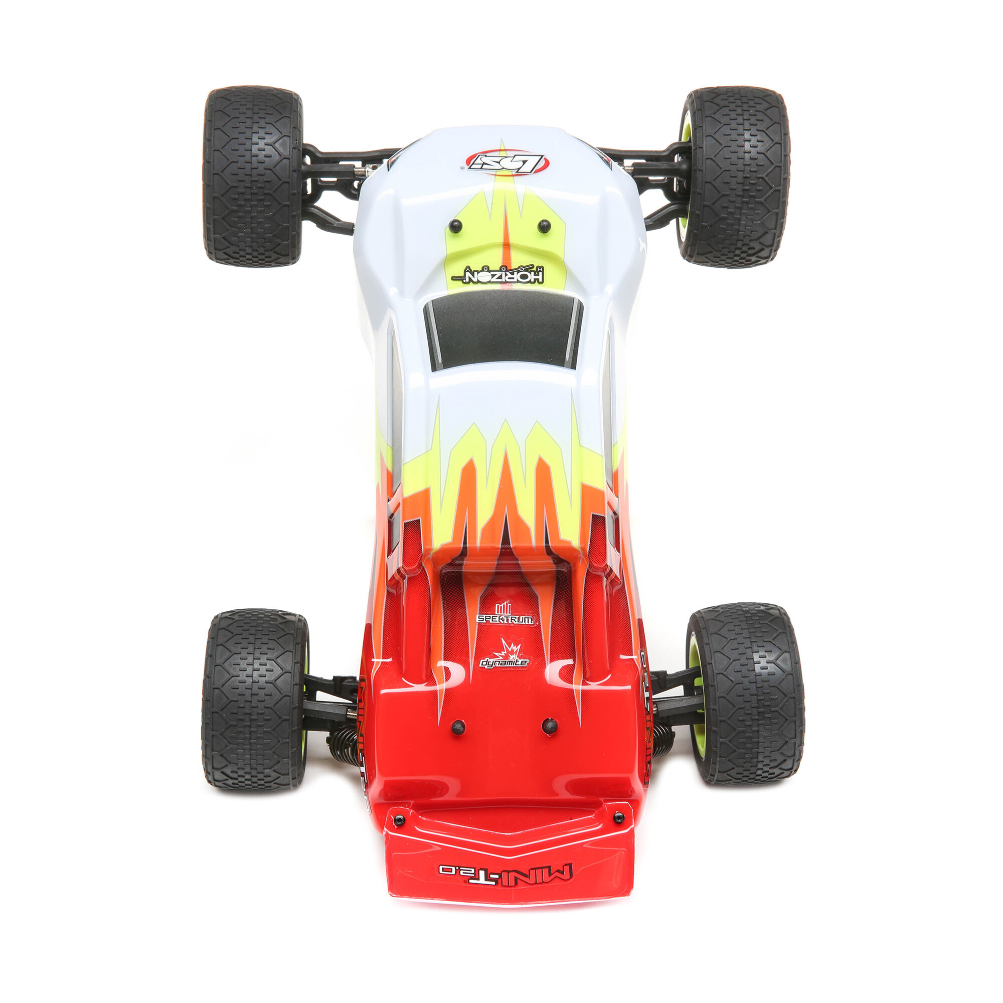 Losi 1/18 Mini-T 2.0 2S 2WD RTR Brushed Stadium Truck (Battery & Charger included), Red