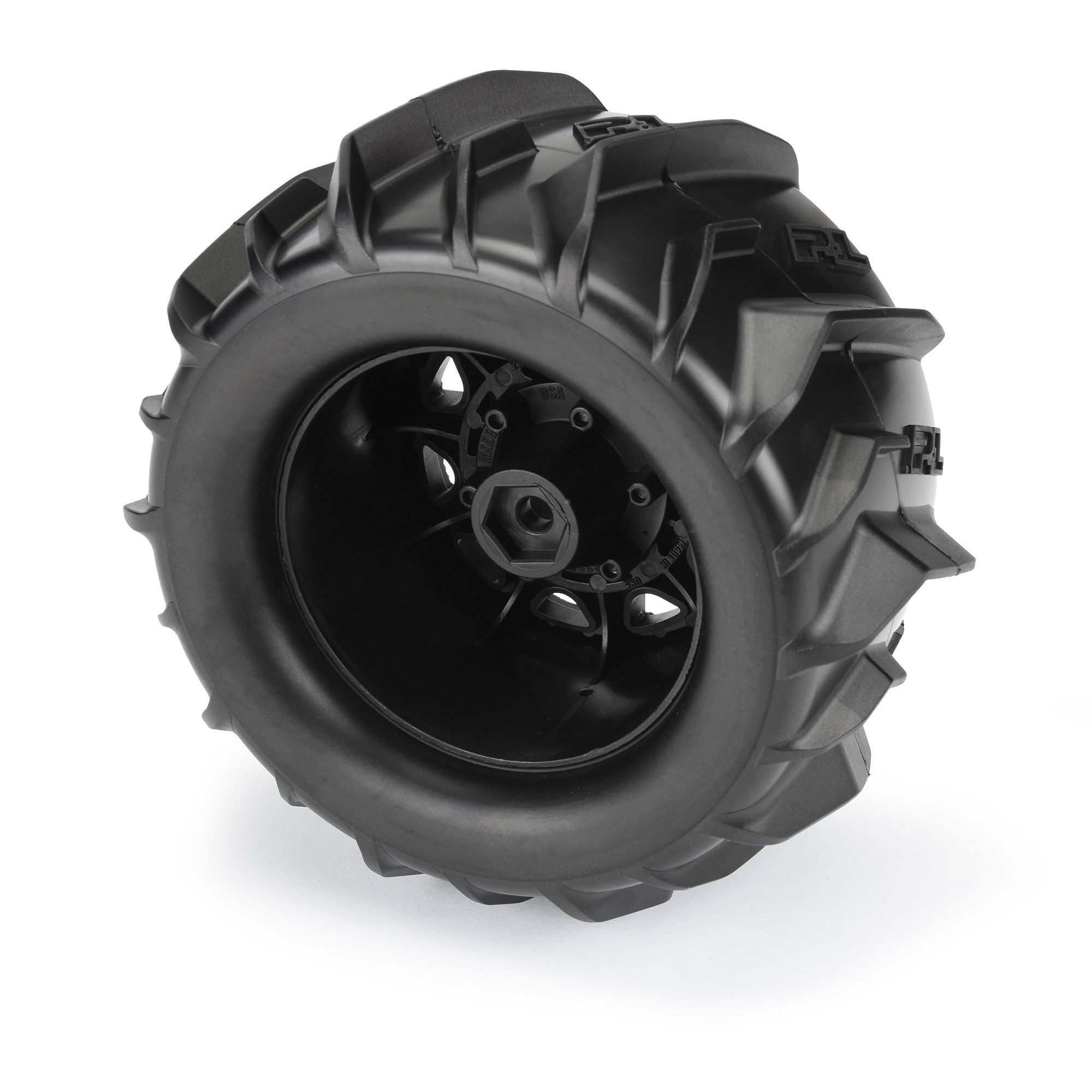 Pro-Line Racing 1/10 Dumont F/R 2.8" MT Tires Mounted 12mm/14mm Black Raid (2)