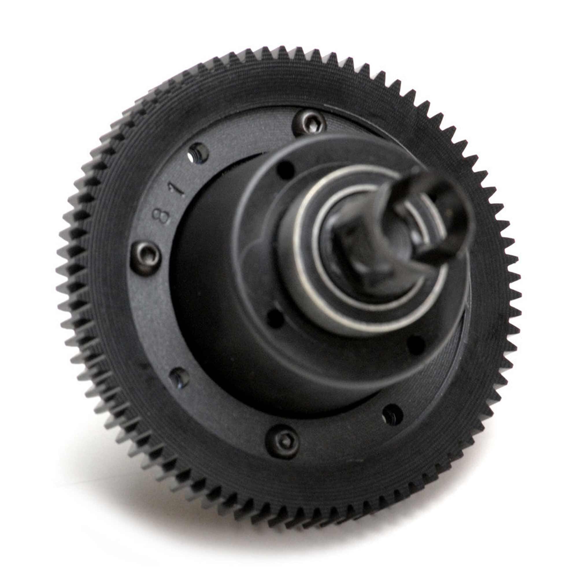 EXOTEK RACING LLC Machined 81 Spur Gear And Mounting Plate: Eb410