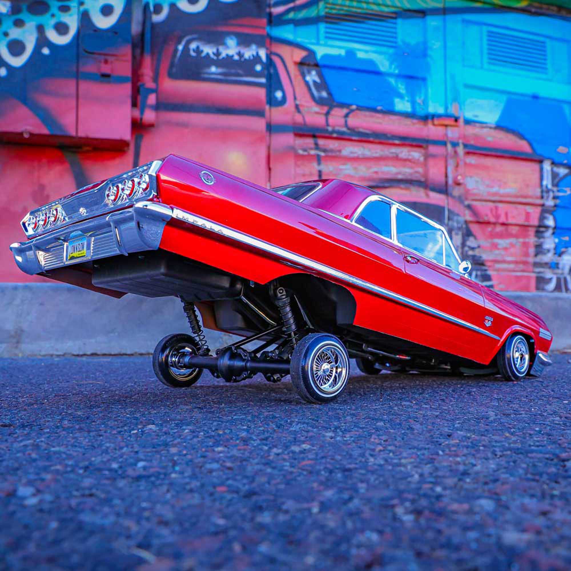 Redcat Racing 1/10 SixtyThree Chevy Impala SS 2WD Hopping Lowrider RTR, Red