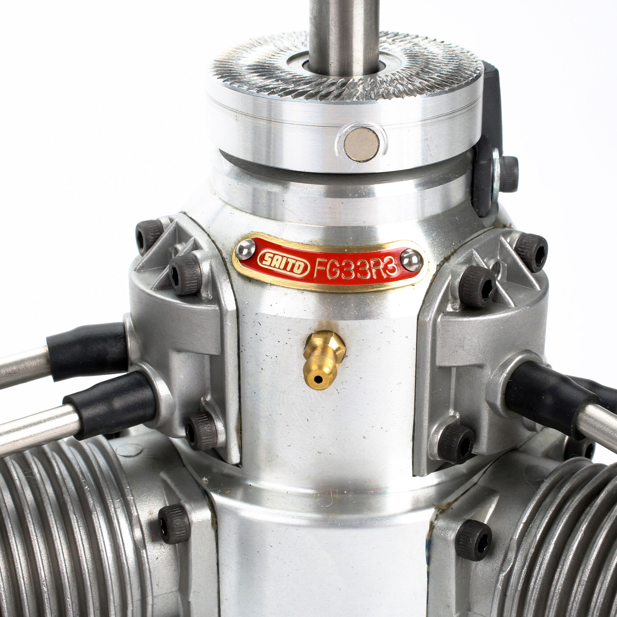 Saito Engines FG-33R3 33cc 3-Cylinder Gasoline Radial Engine, BS