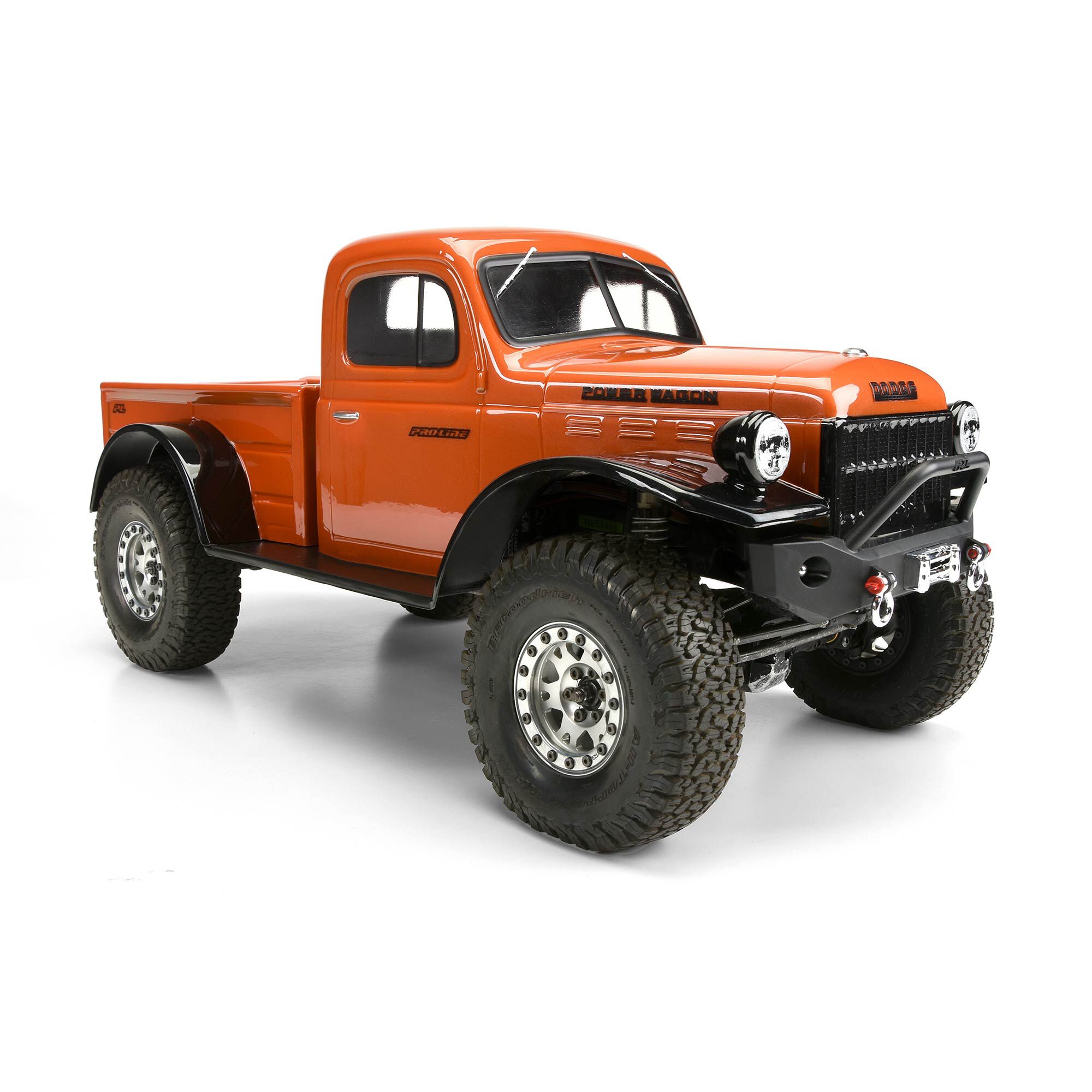 Pro-Line Racing 1/10 1946 Dodge Power Wagon Clear Body 12.3" (313mm) WB Crawlers