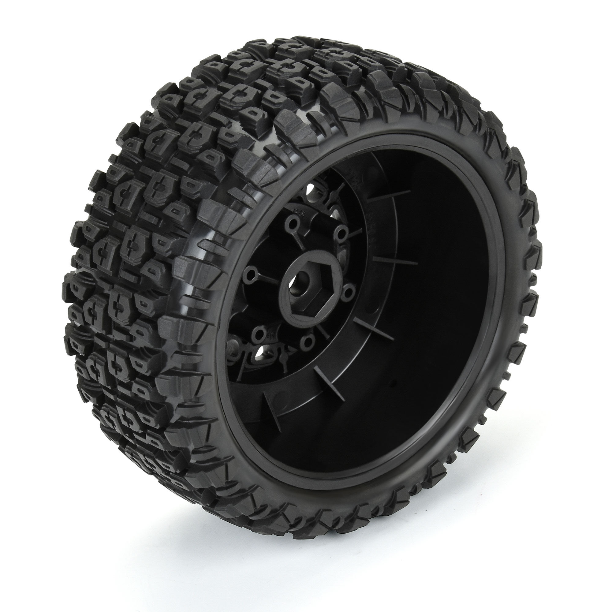 Pro-Line Racing 1/10 Aztek M2 F/R 2.2"/3.0" SC MTD 12mm & 14mm Black Raid Wheels (2)