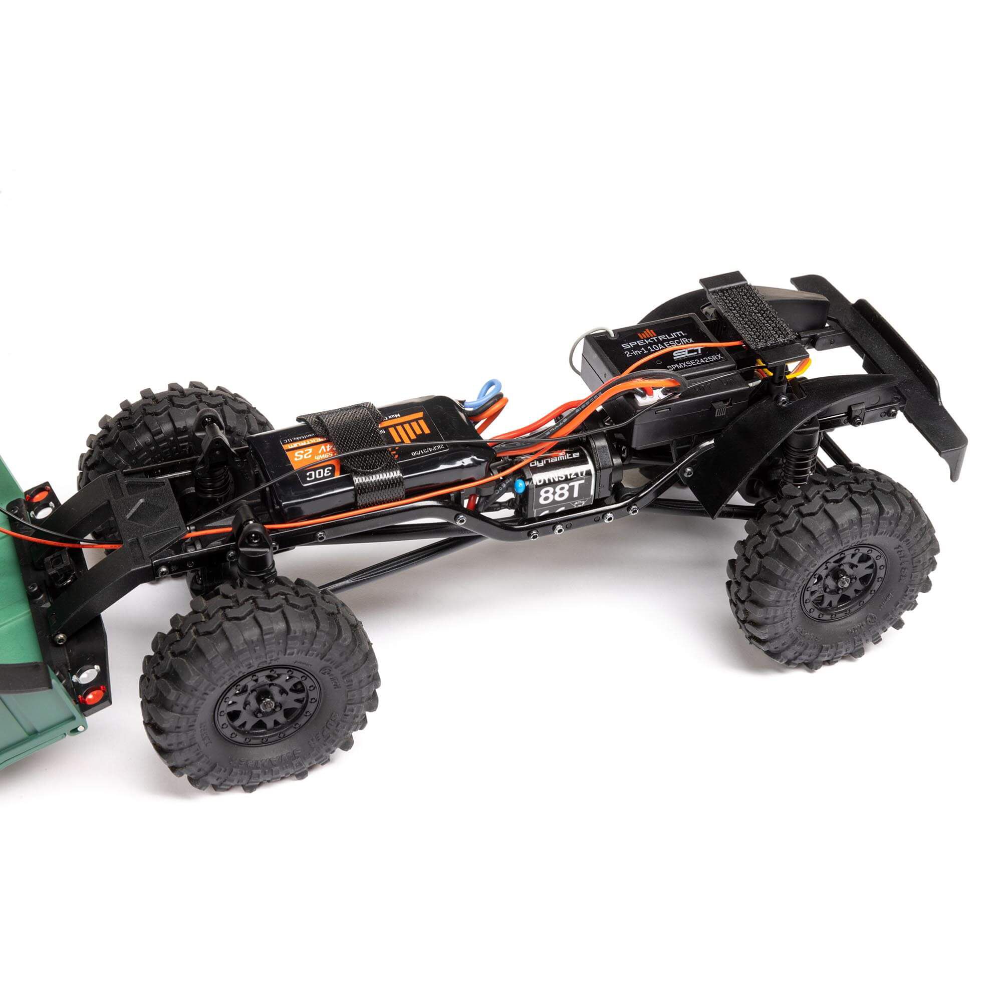 Axial 1/24 SCX24 Dodge Power Wagon 4X4 RTR Brushed Rock Crawler (Battery & Charger Included), Orange