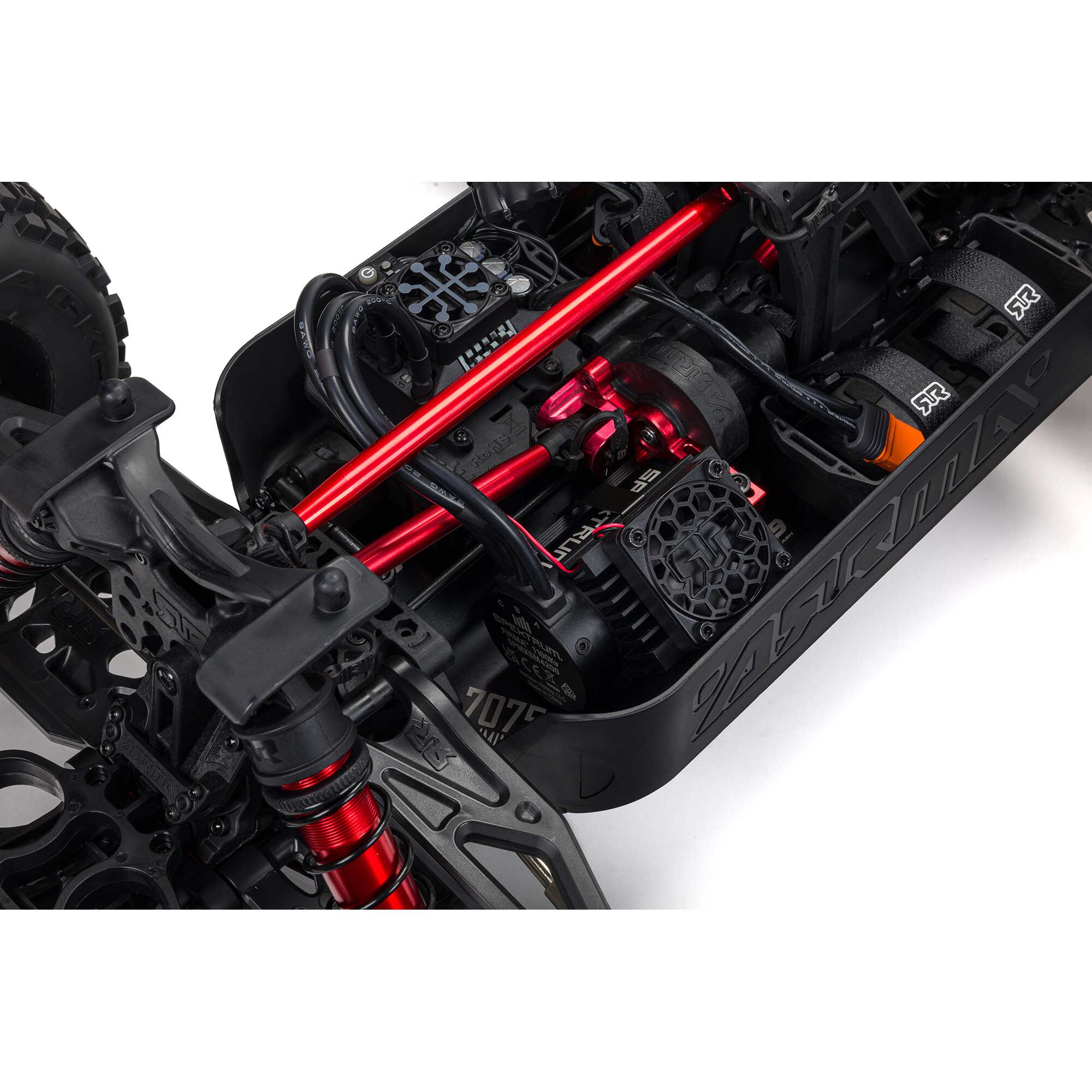ARRMA 1/5 OUTCAST 8S EXB AVC 4X4 RTR Brushless Stunt Truck, Black
