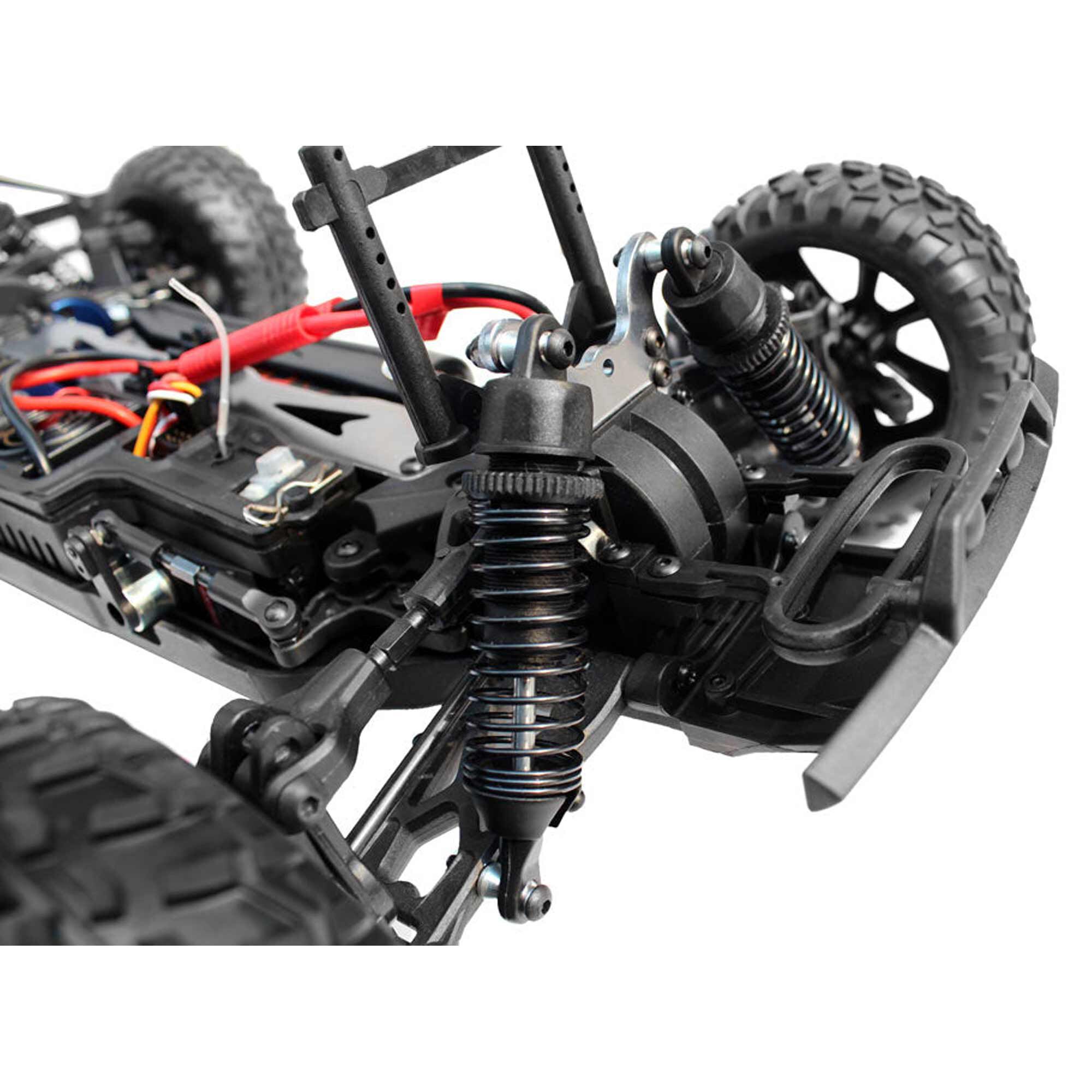 Redcat Racing 1/10 Blackout SC 4WD Short Course Truck Brushed RTR, Blue